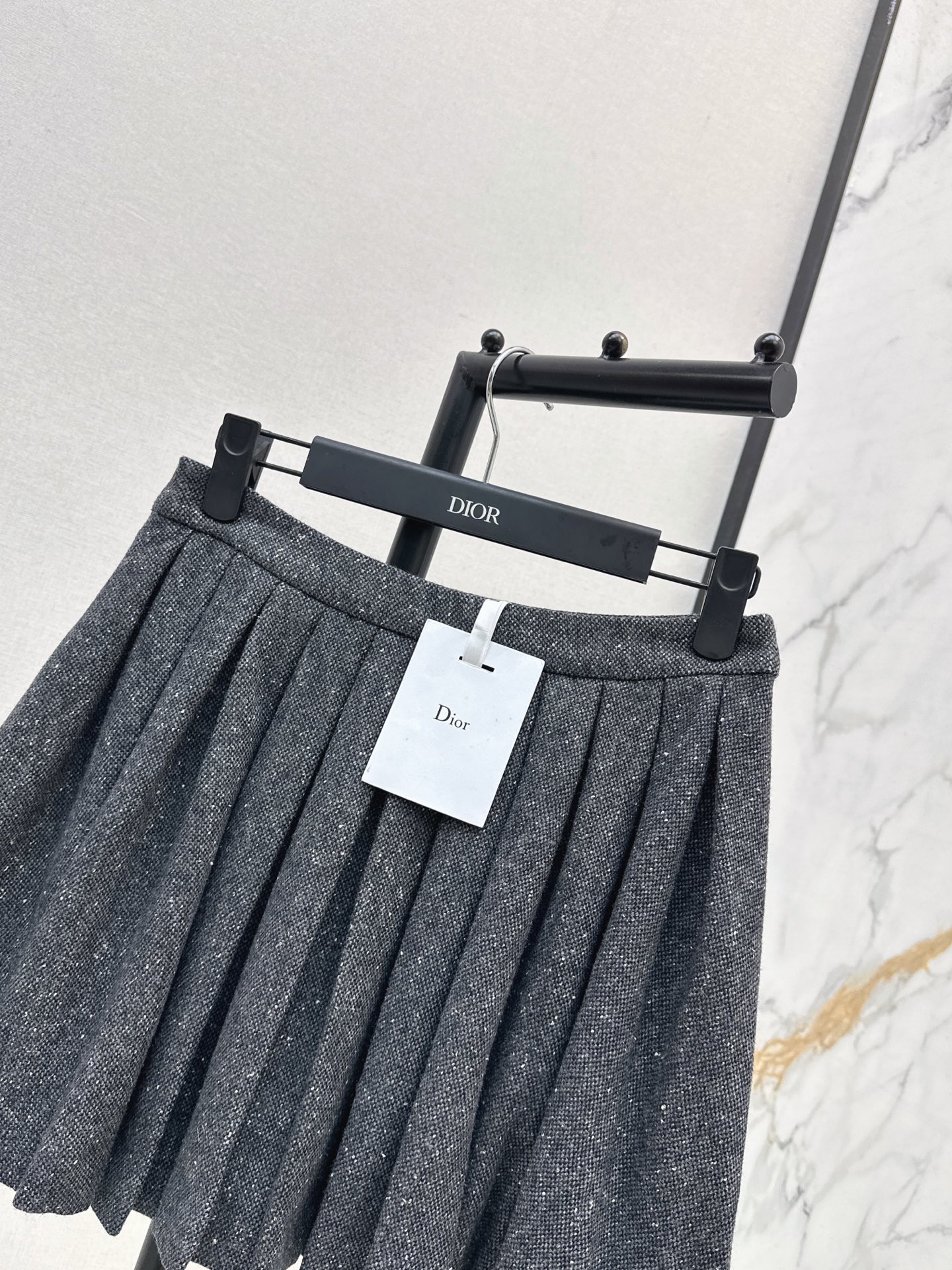 CD 26fw pleated mini skirt
