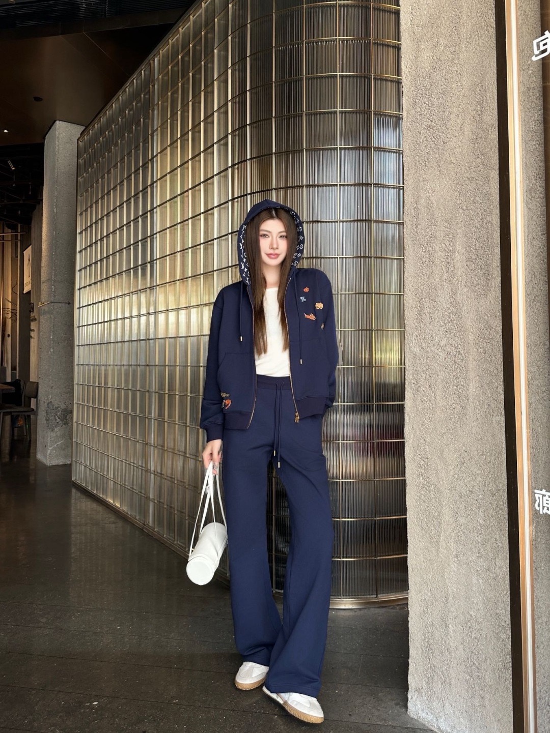 Loui 26fw hooded jacket pant sets