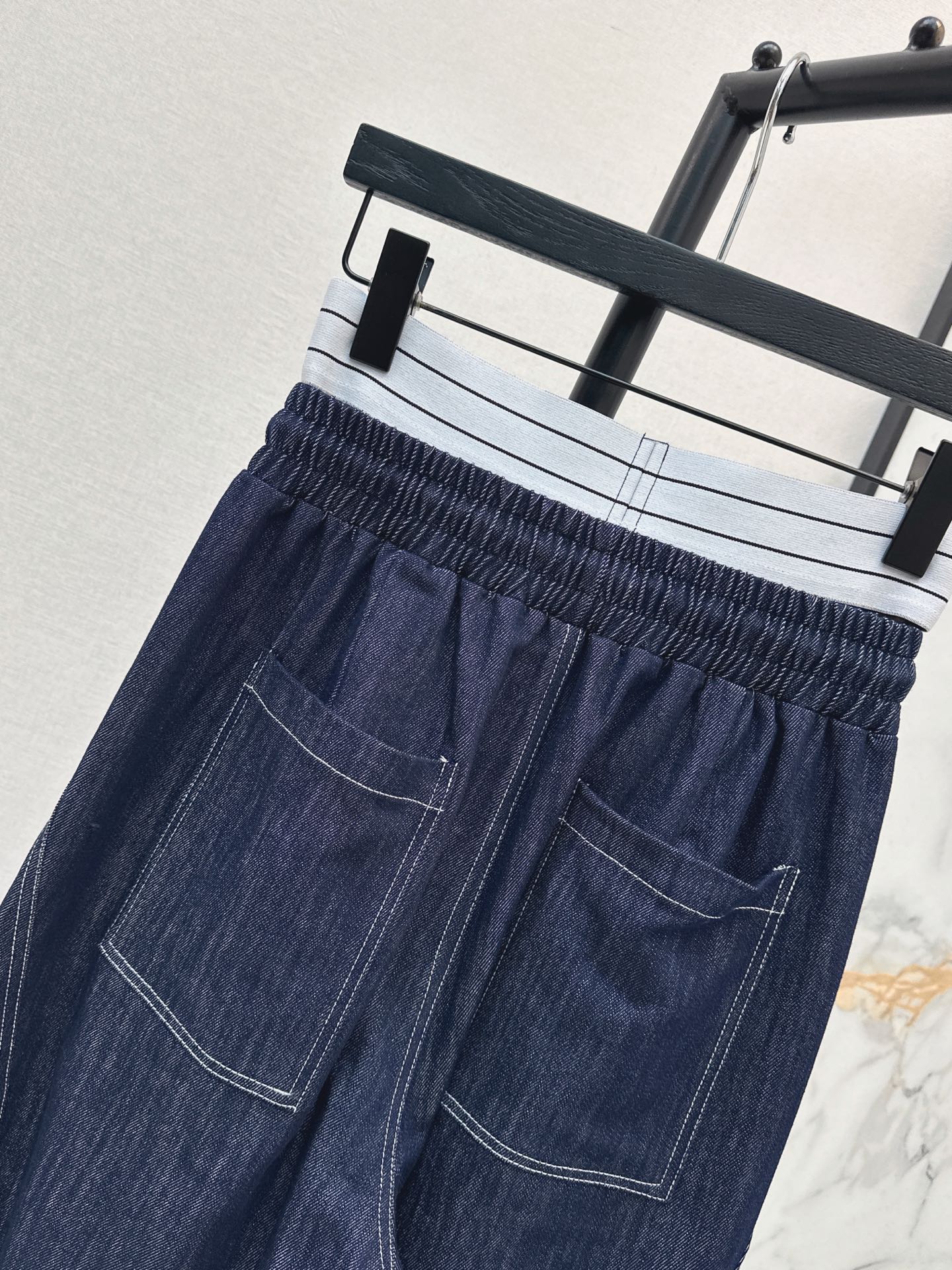 Alex 26fw drawstring wide-leg pants