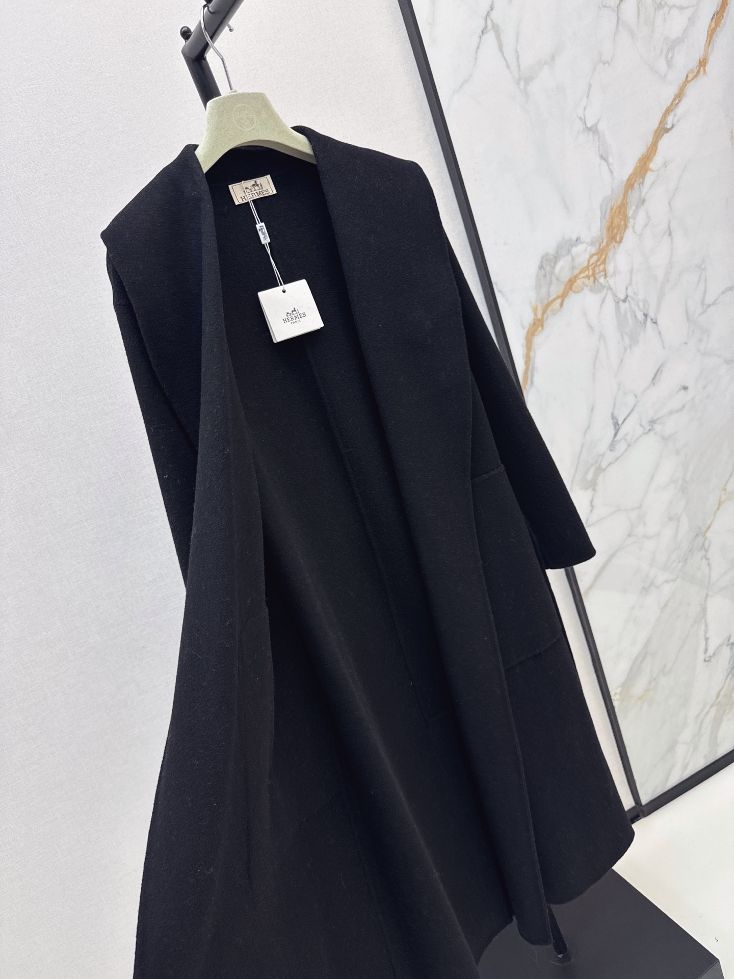 Her 26fw woolen belted overcoats