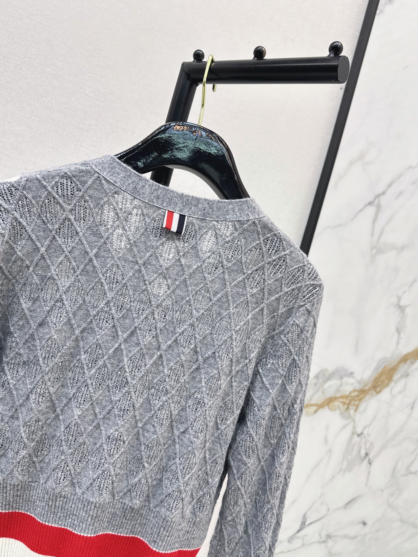 Thom 26fw jacquard cardigan