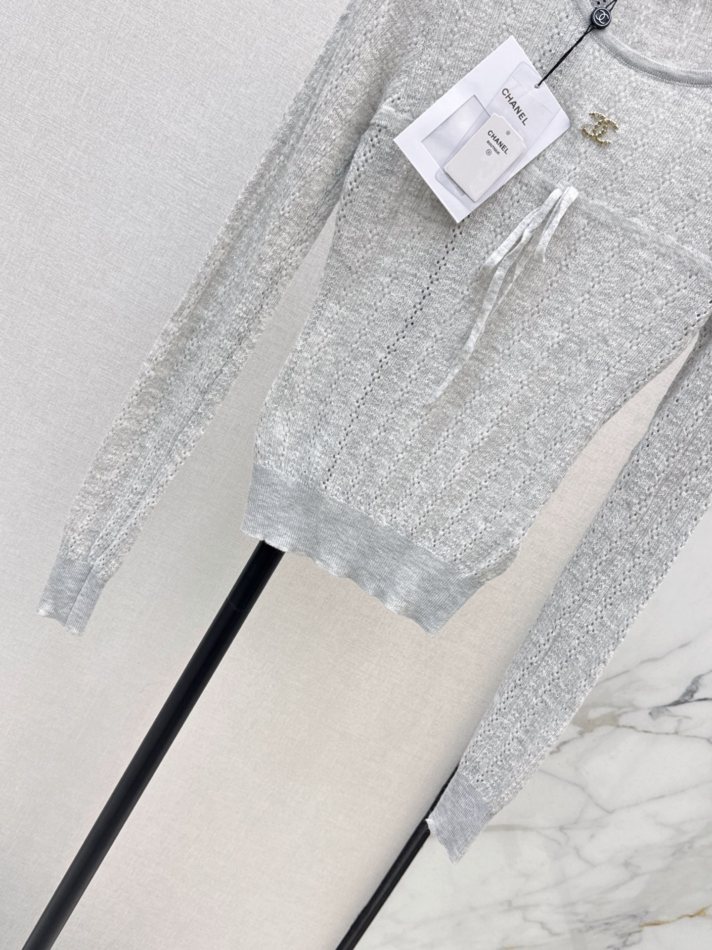 Chan 26fw slim-fit knitwear