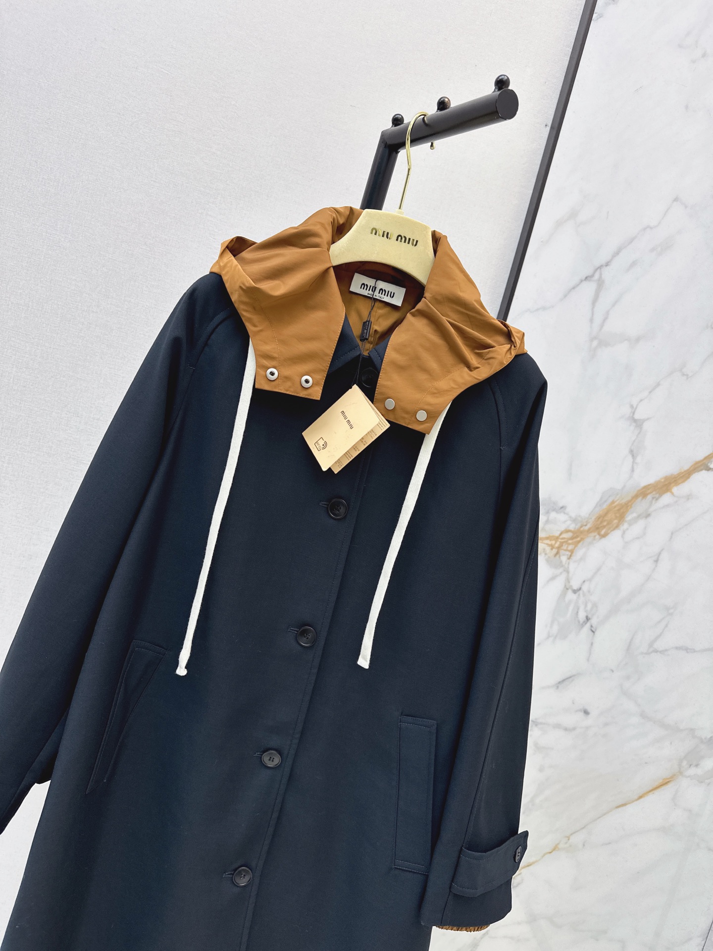 Miu 26fw hooded overcoats