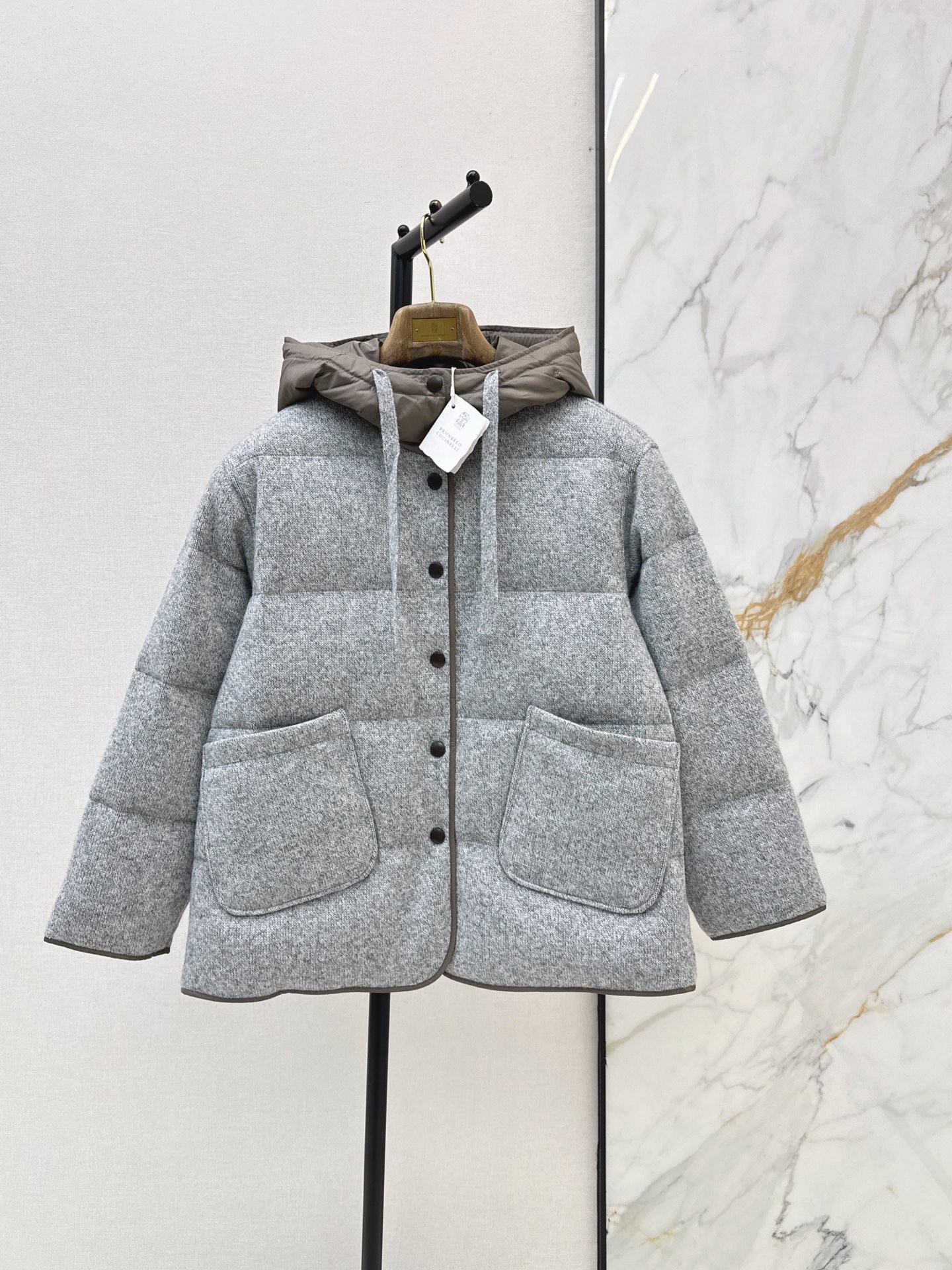 Brun 26fw cashmere down jacket
