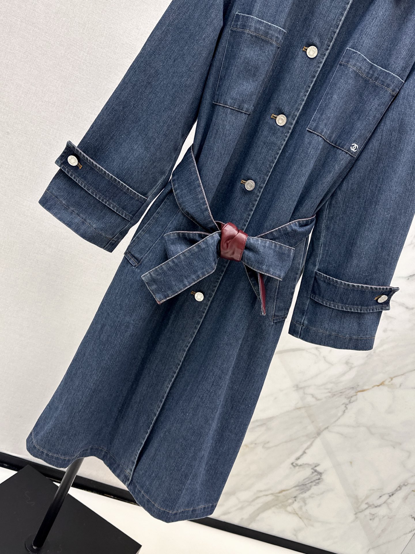 Chan 26fw denim overcoats