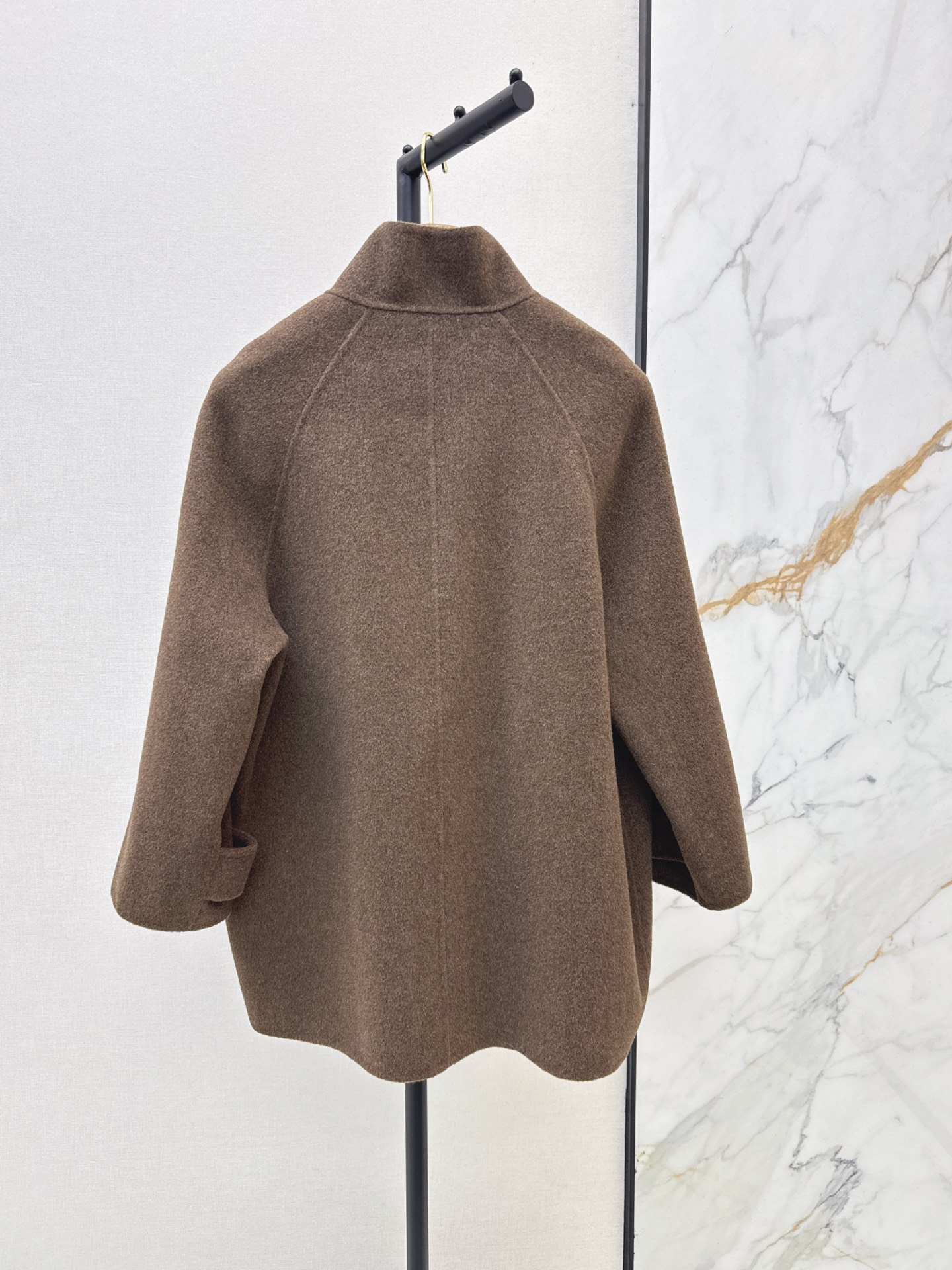 Brun 26fw woolen cropper overcoats