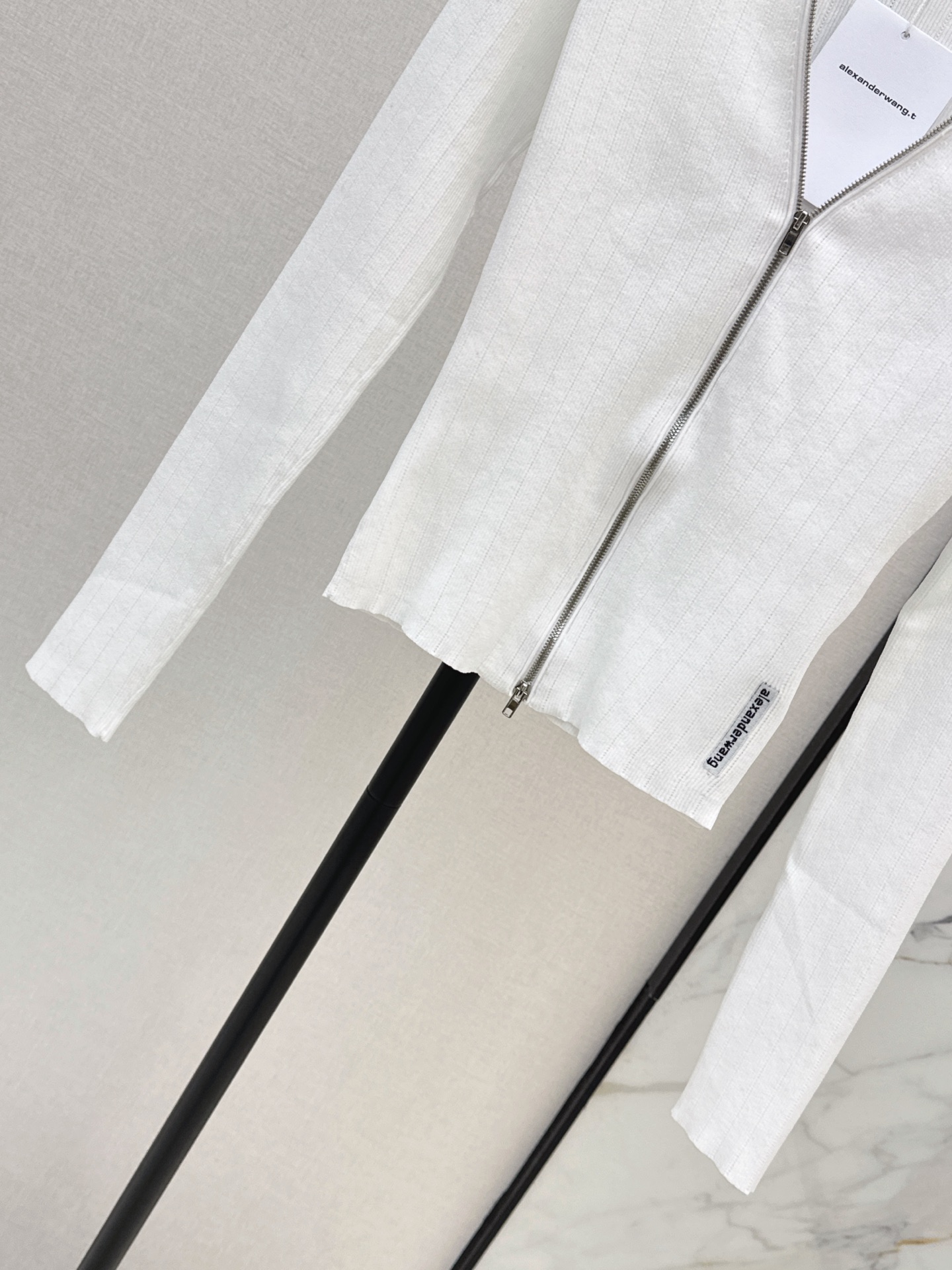 Alex 26fw zipper knit cardigan