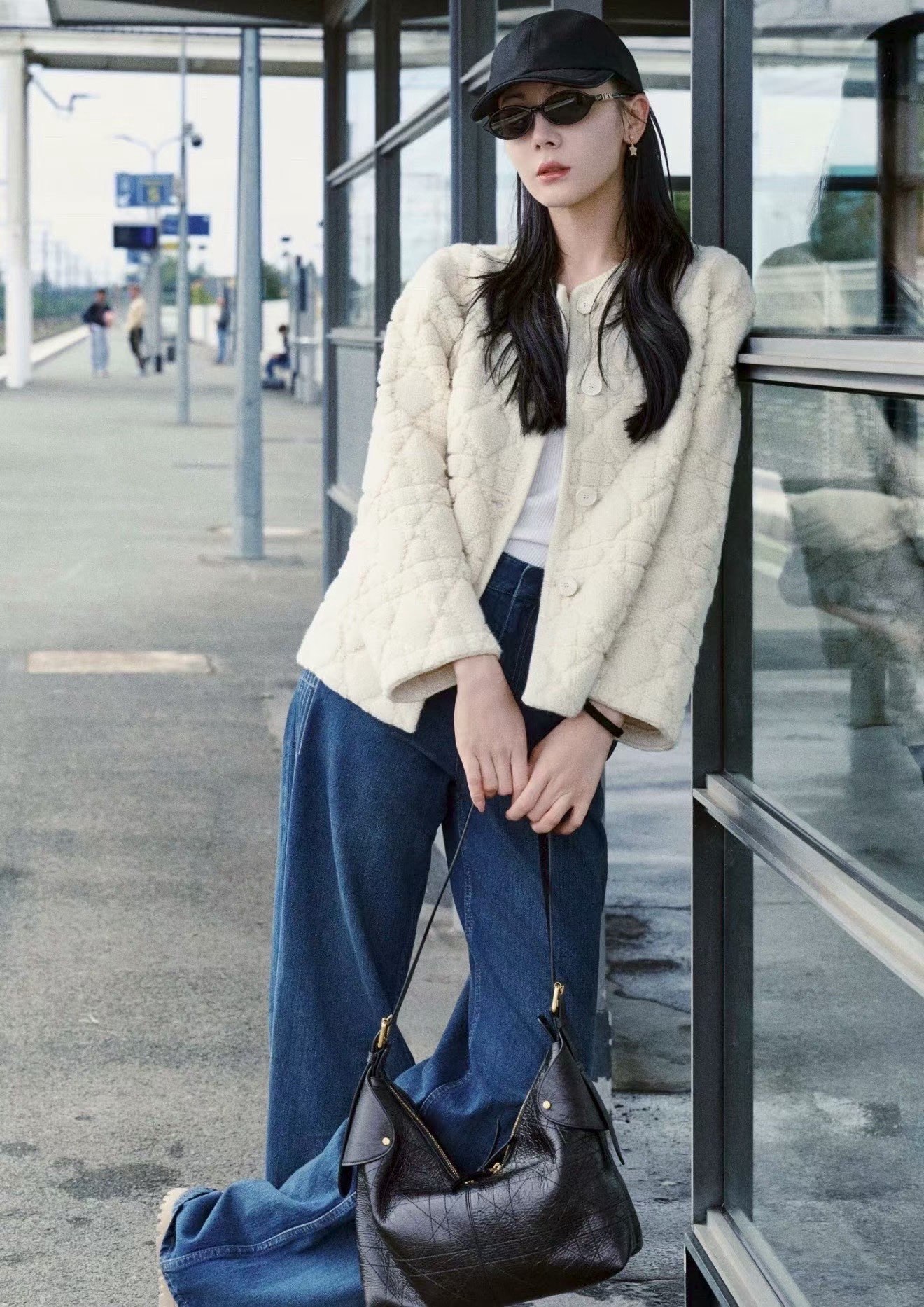 CD 26fw textured jacket