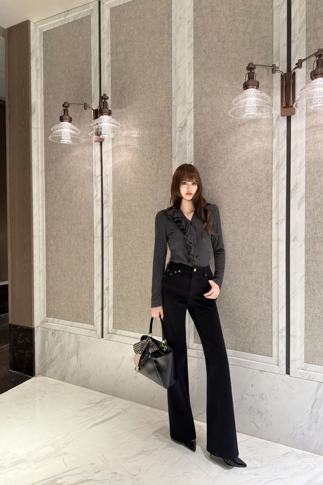 CD 26fw slim-fit stretch jeans