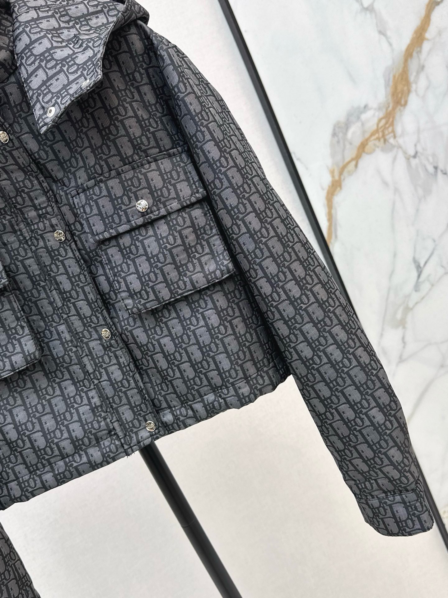 CD 26fw jacquard cropped jacket