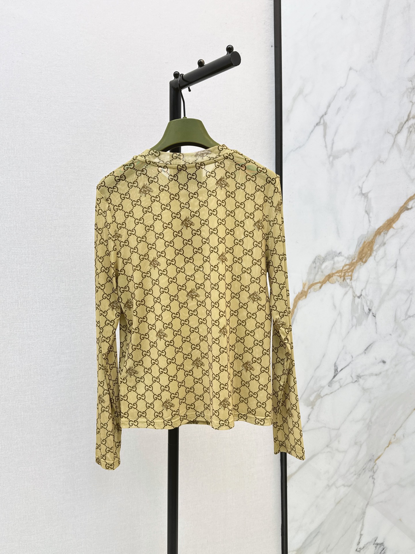 Guc 26fw print mesh basic tee