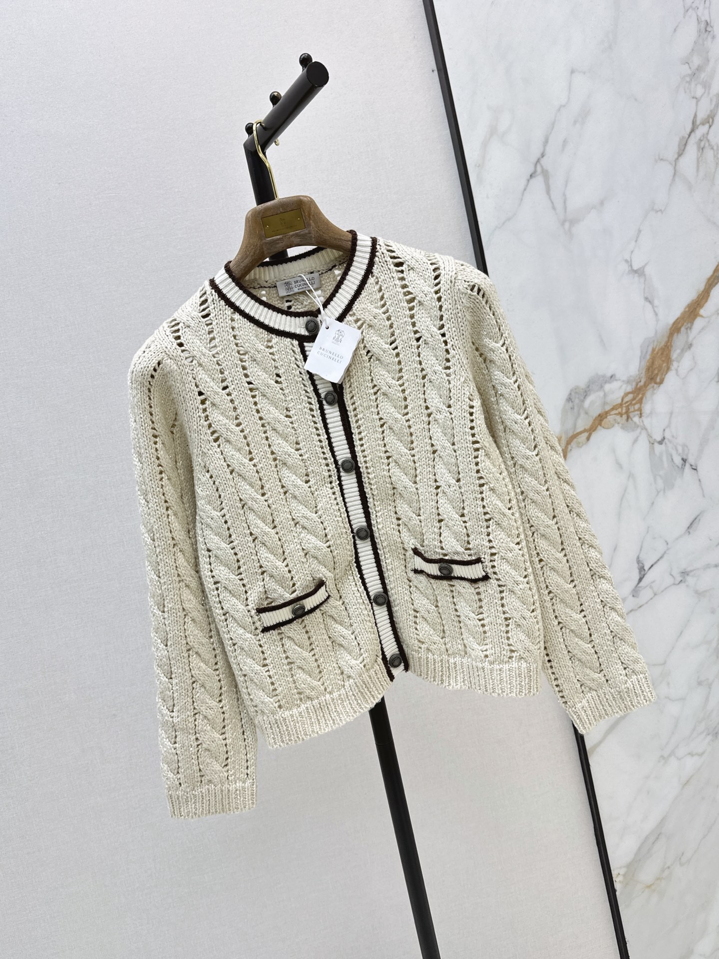 Brun 26fw knit cardigan