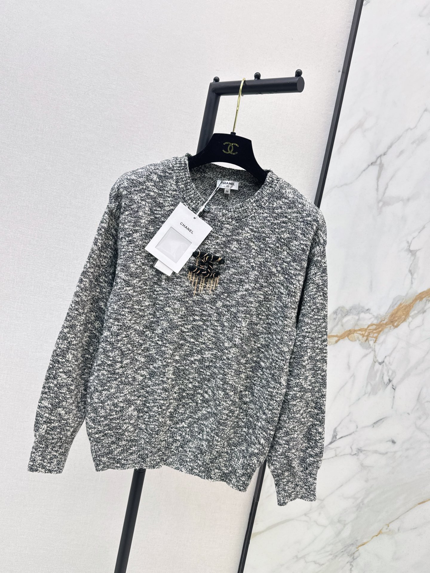 Chan 26fw embroidery sweater