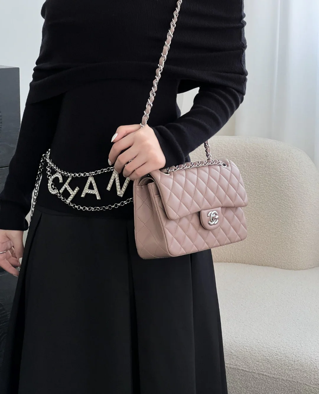 Chan cf23 chain shoulder bag