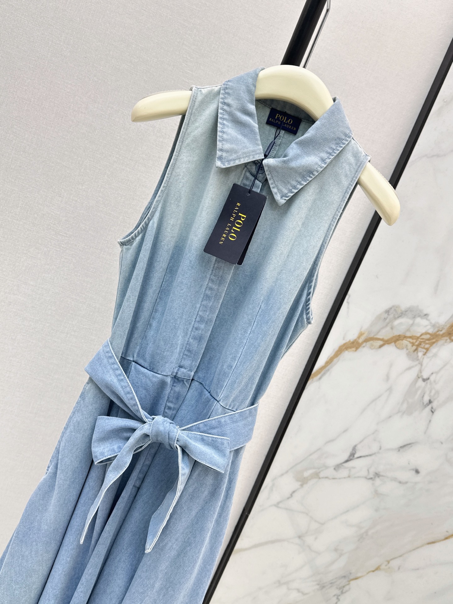 Ralp 26fw sleeveless denim dress