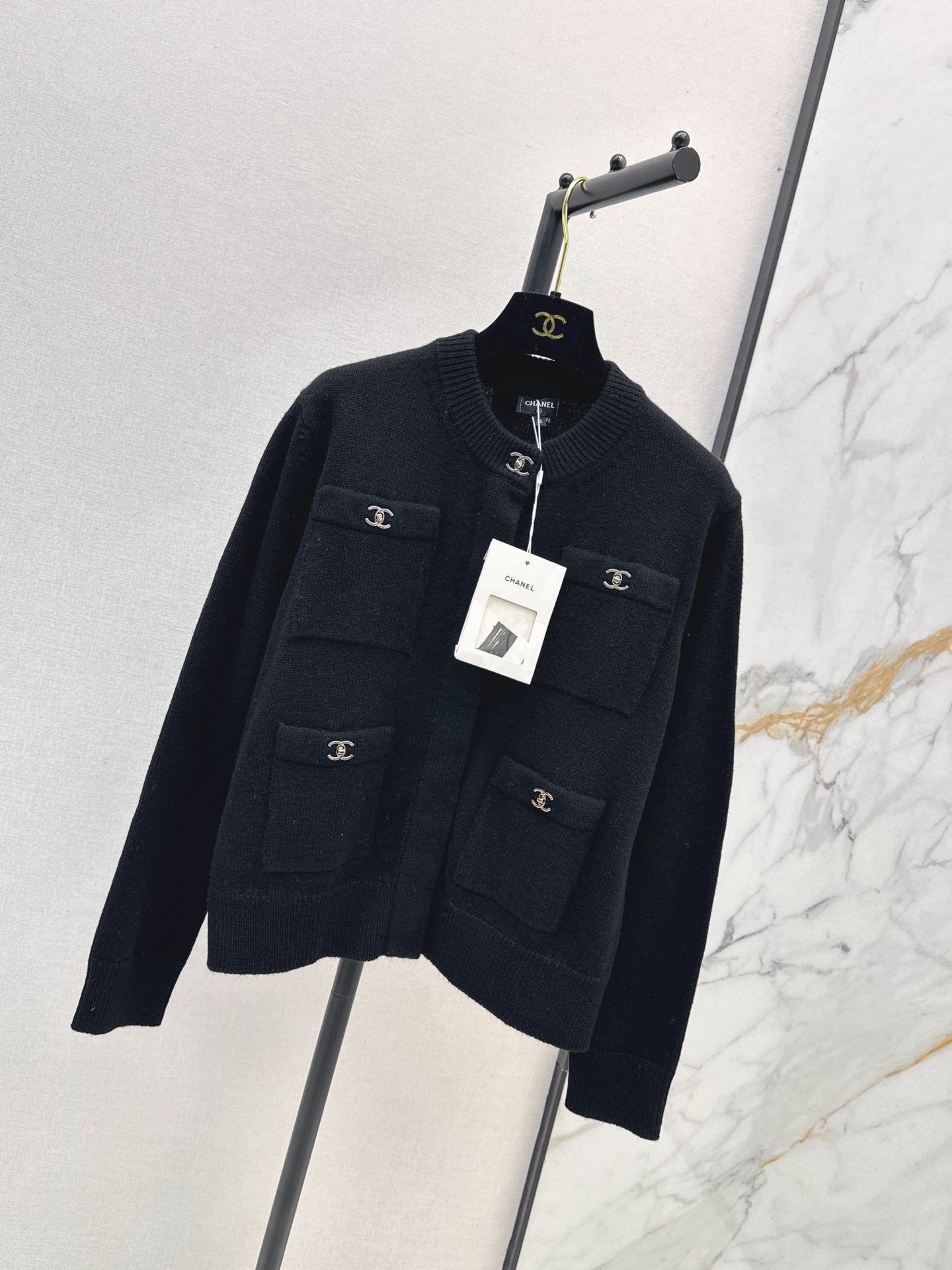 Chan 26fw knit jacket
