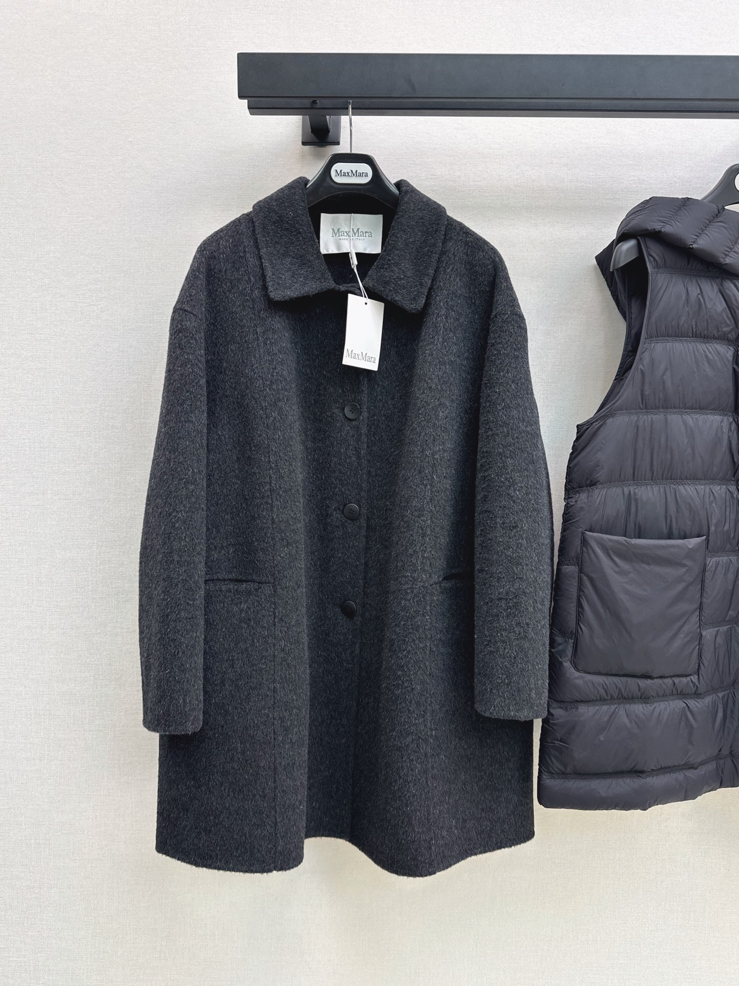 Max 26fw down vest woolen overcoats sets