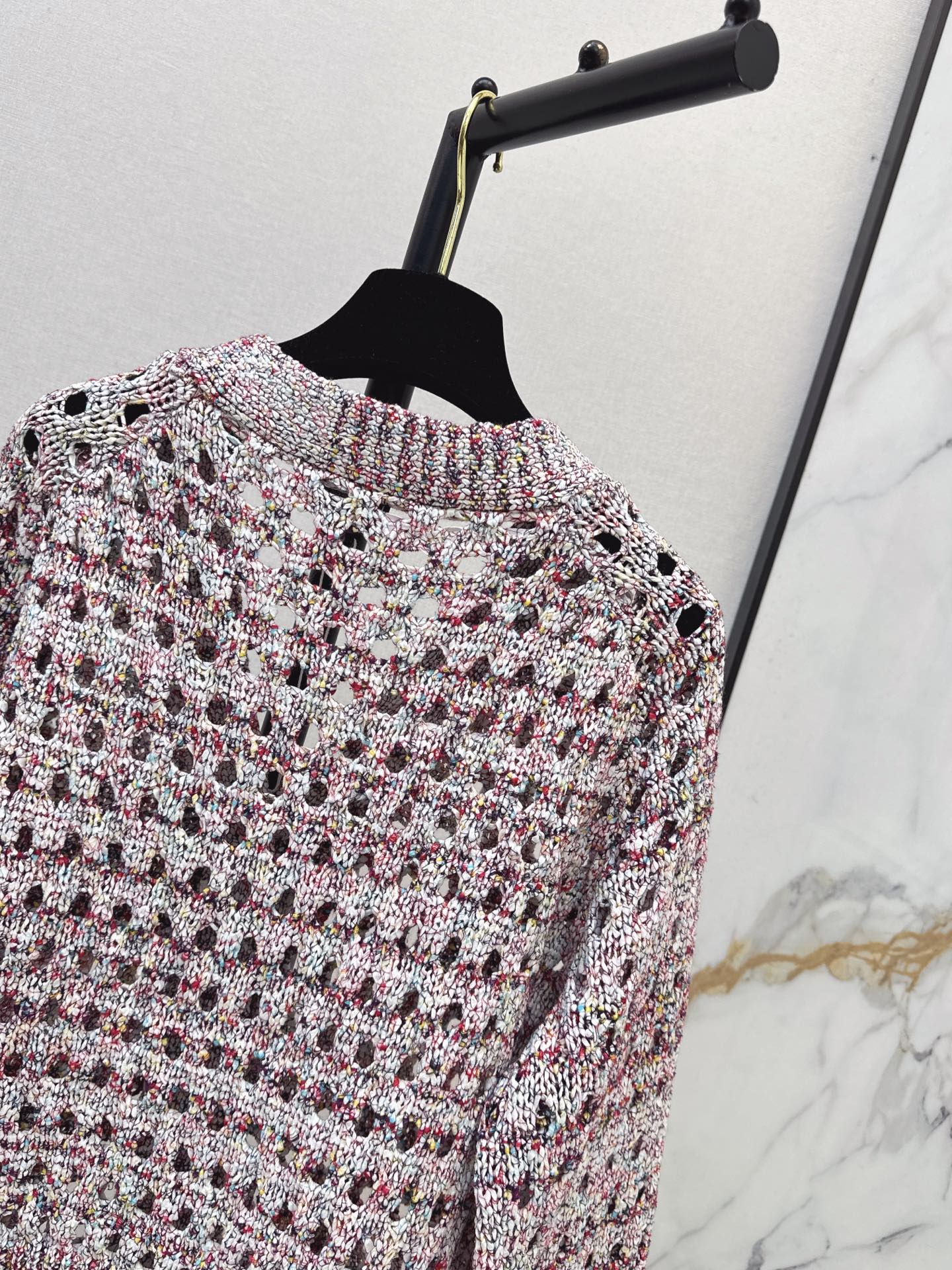 Chan 26fw hollow cardigan