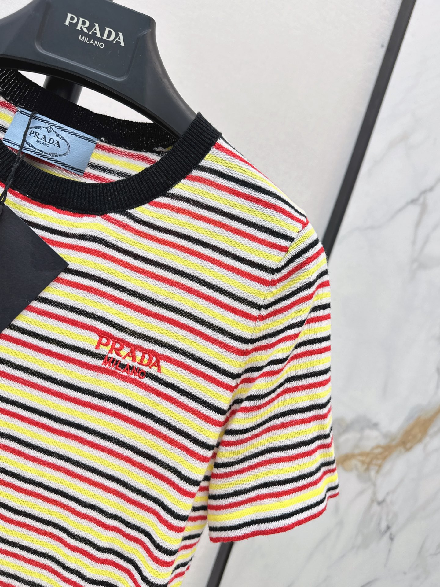 Pra 26fw stripe t-shirt
