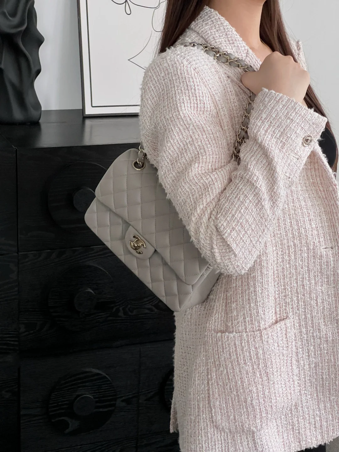 Chan cf23 chain shoulder bag