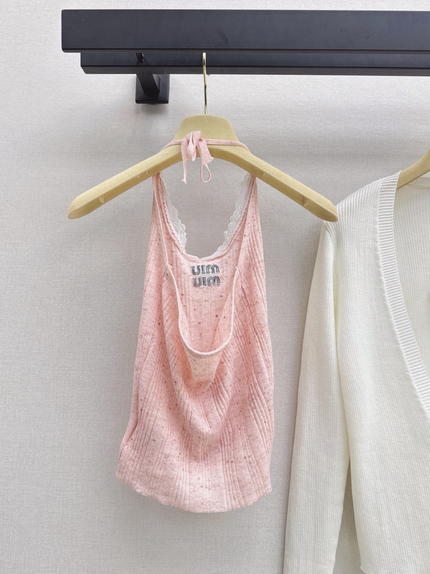 Miu 26fw knit camisole knit sweater sets