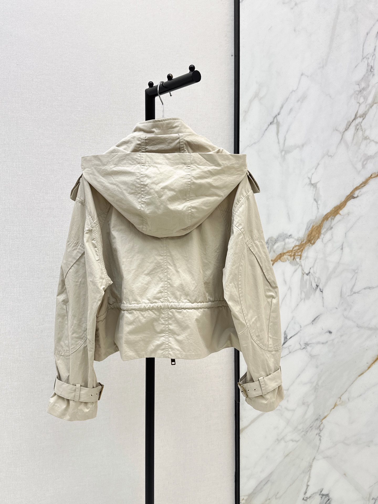 Bur 26fw hooded trench coats