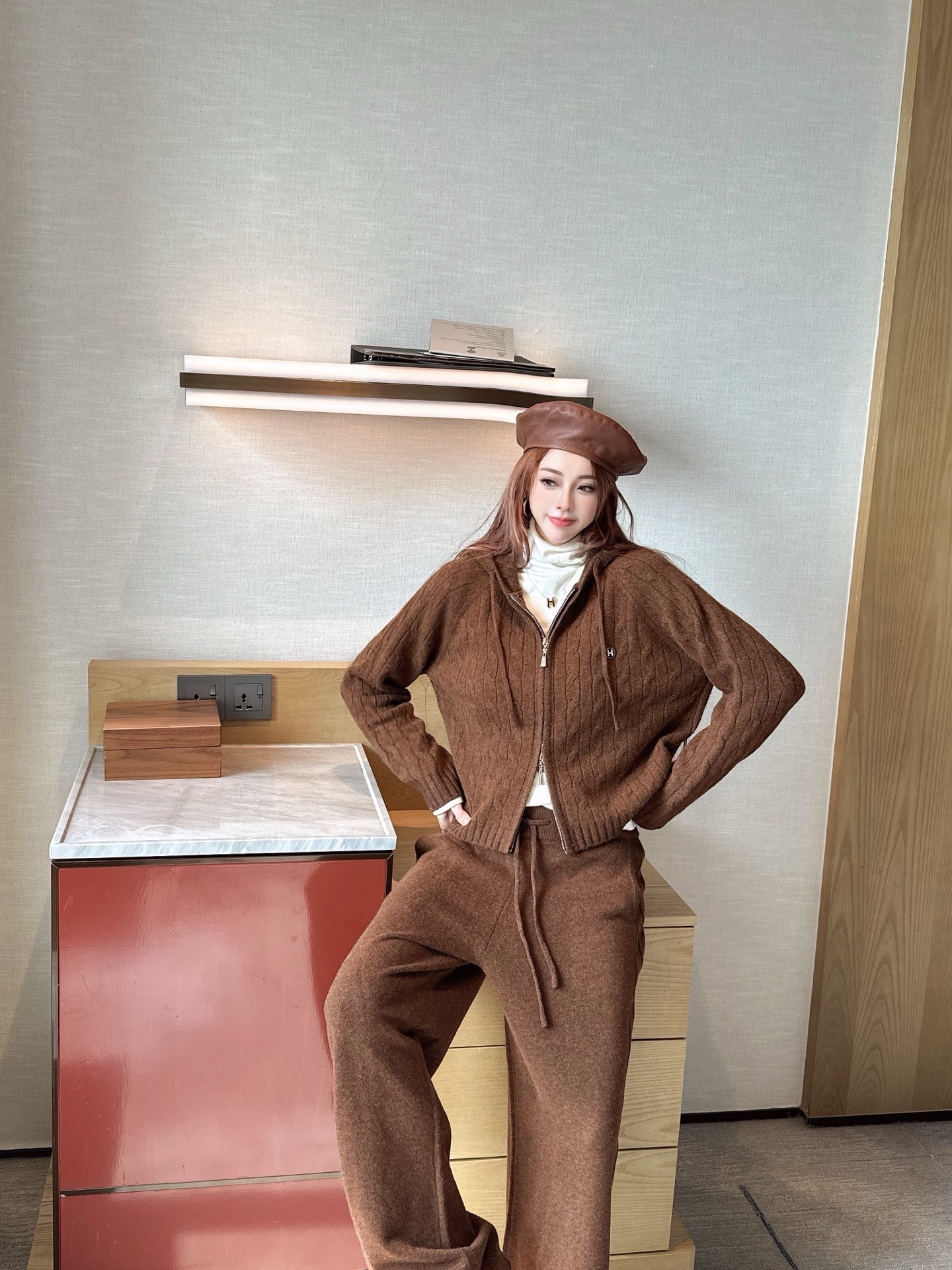 Her 26fw wool jacket pants sets