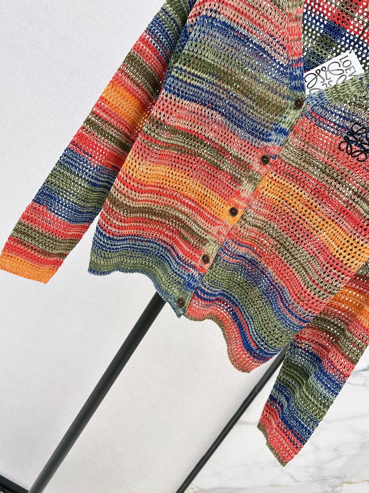 Loe 26fw stripe knitwear