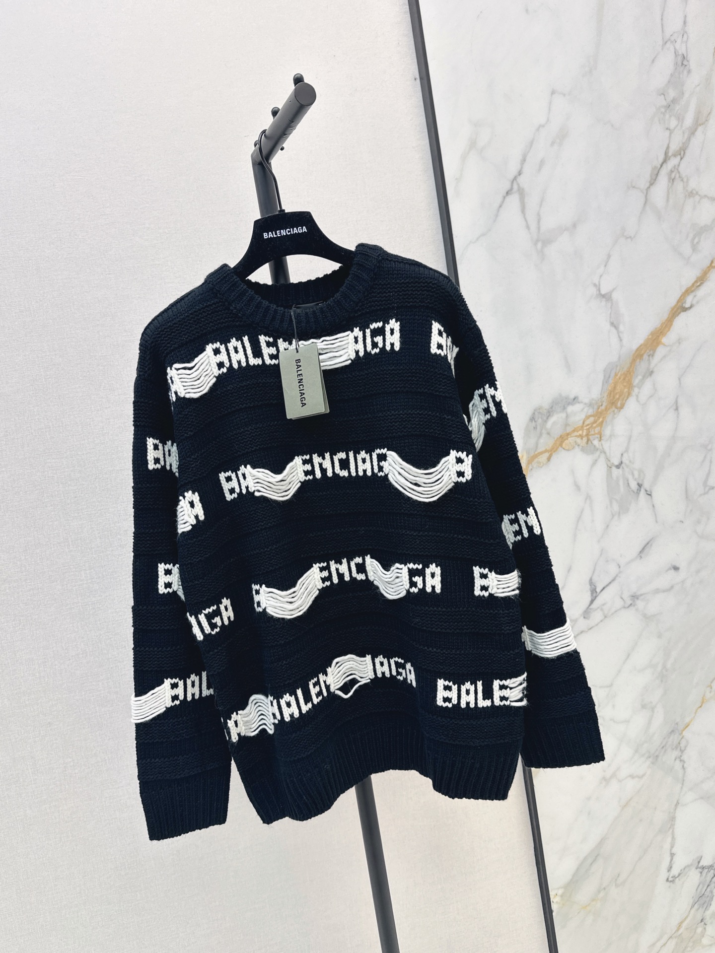Balen 26fw jacquard sweater