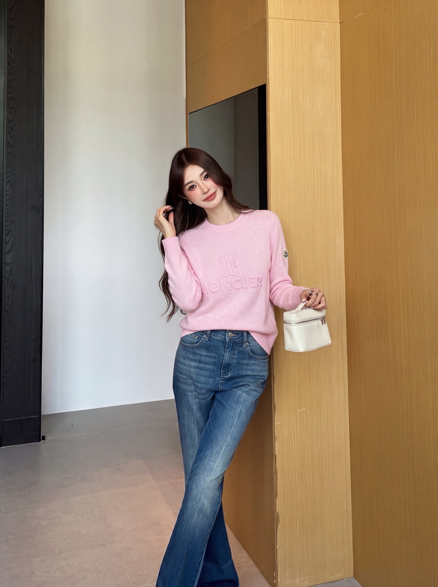 Monc 26fw embroidery knitwear