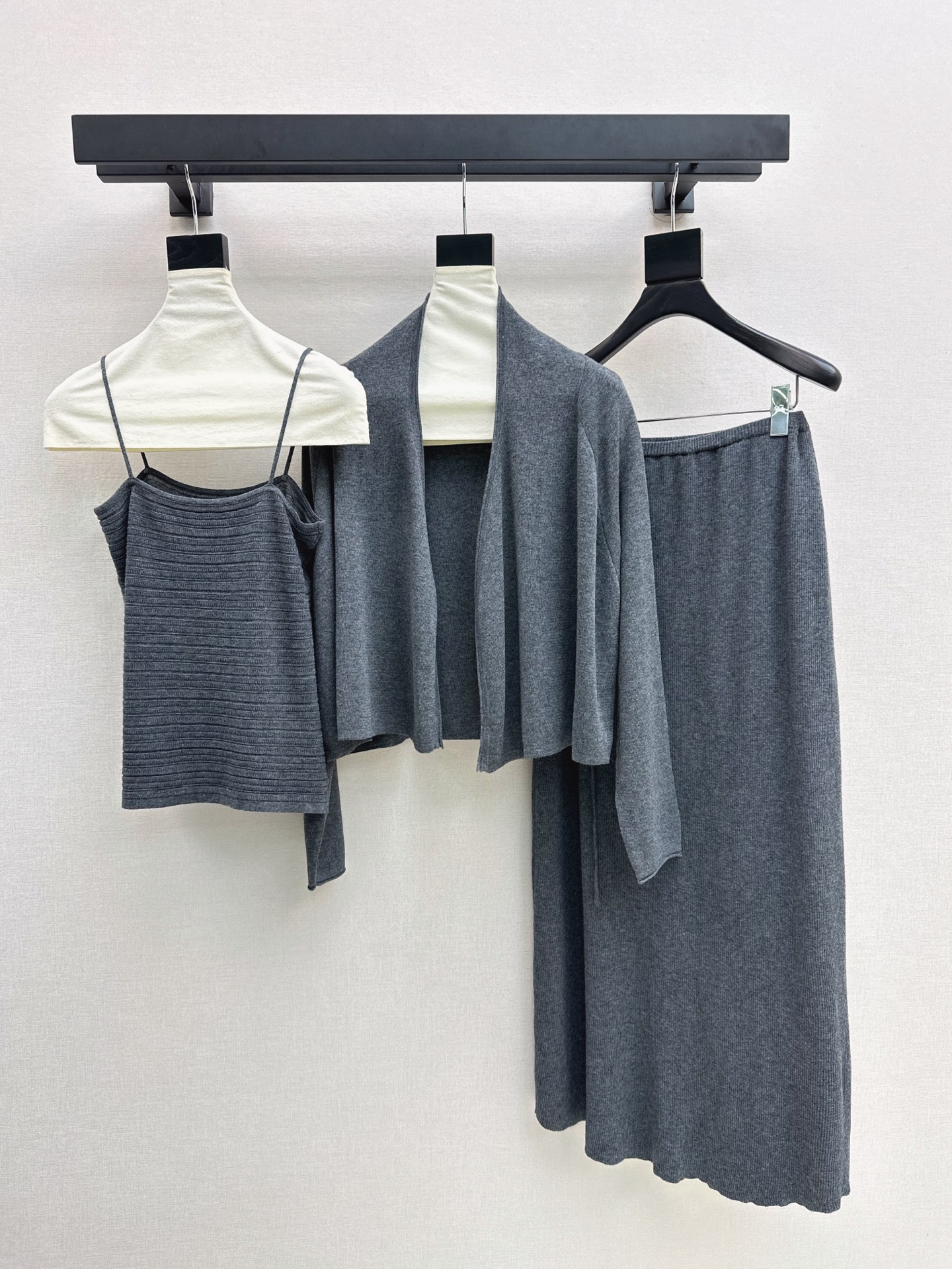 Ralp 26fw knit vest cardigan skirt sets