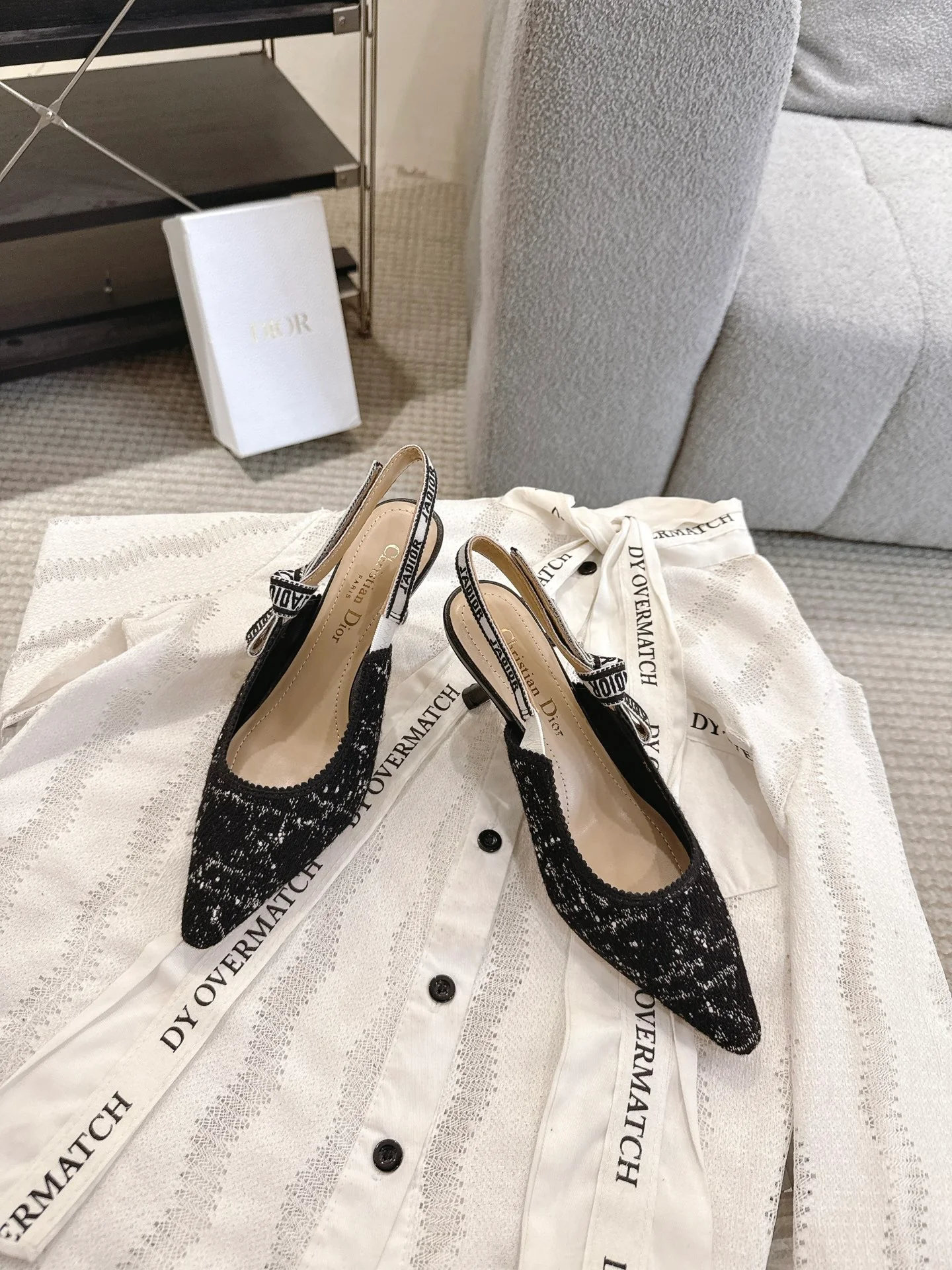 CD 25fw kitten slingback heels