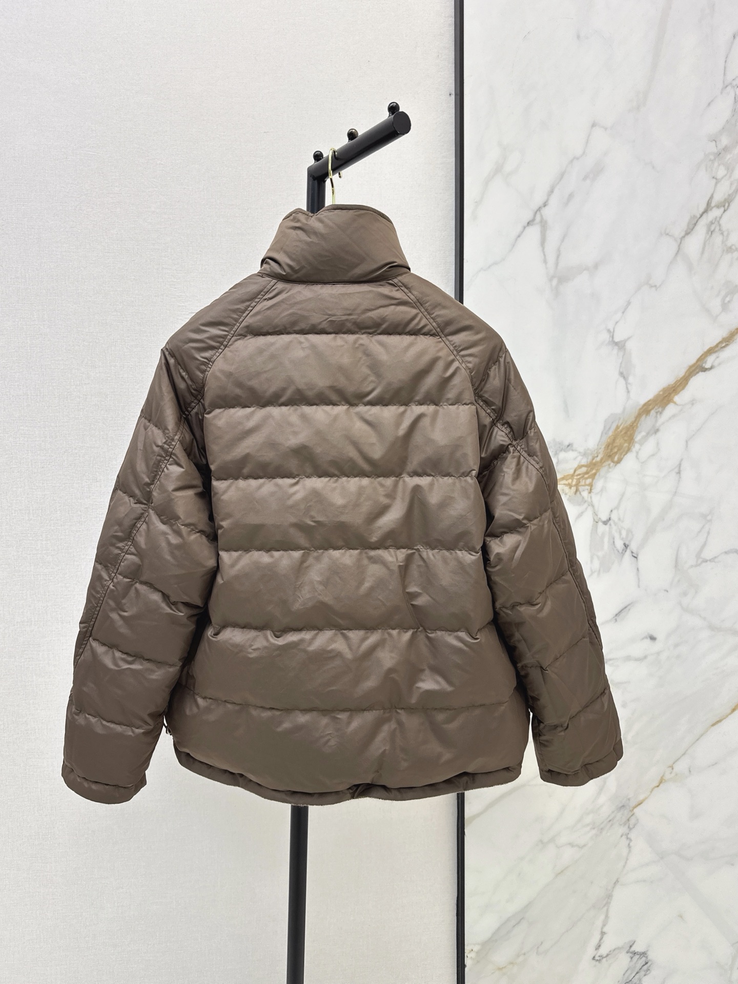 Brun 26fw cashmere reversible down jacket