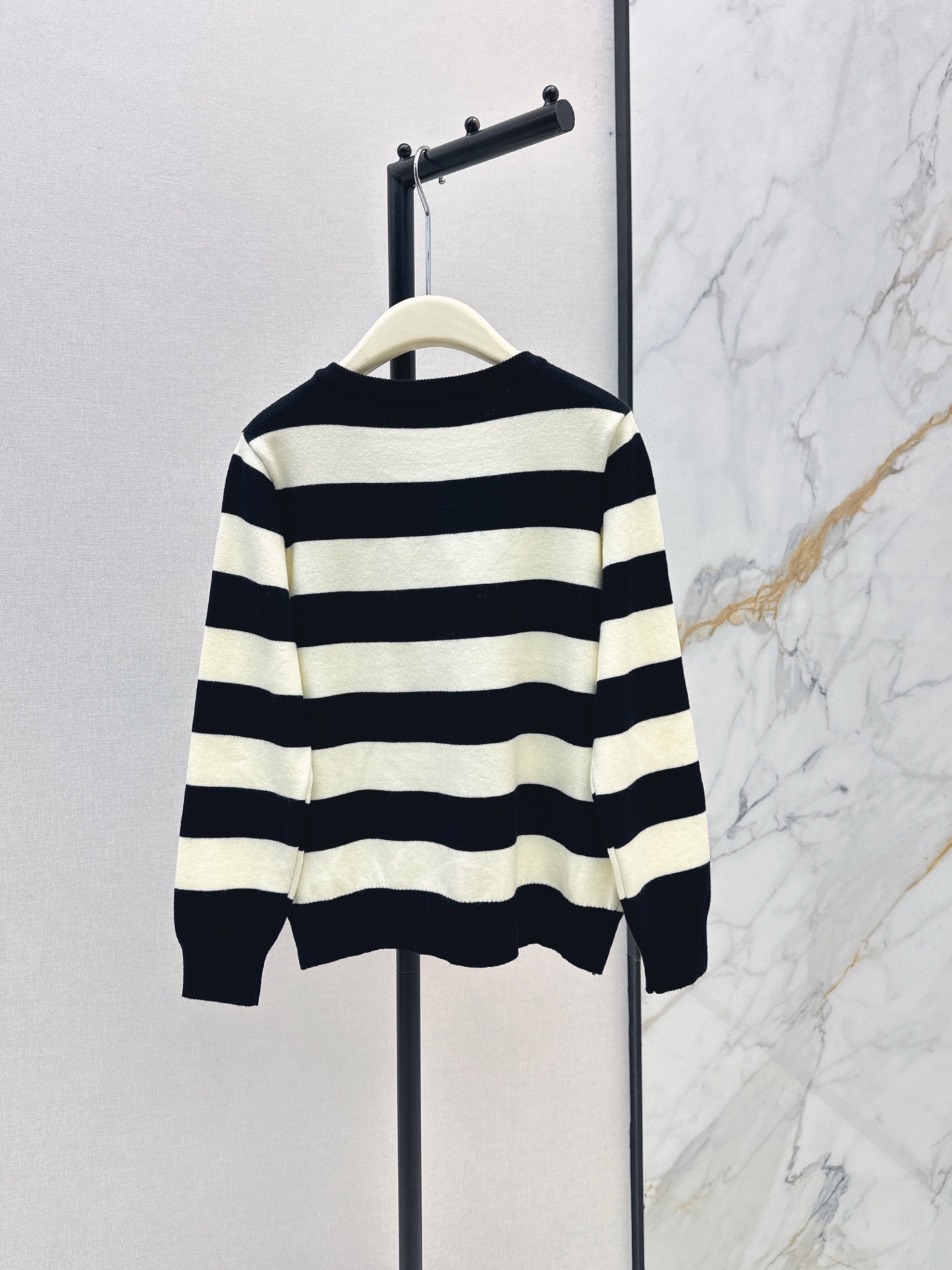 Ralp 26fw stripe knit cardigan