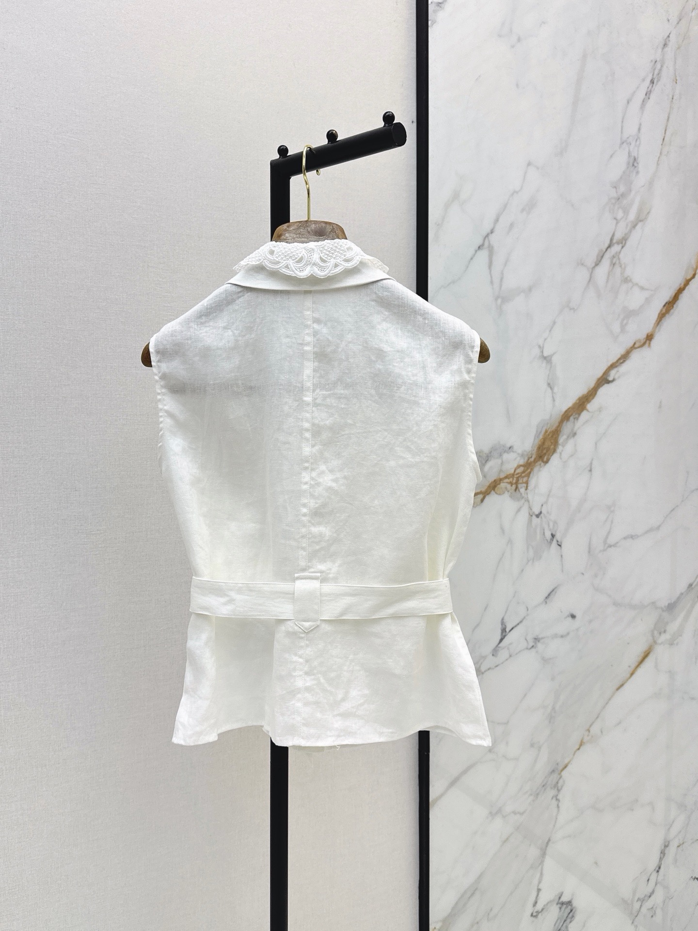 Brun 26ss embroidery waistcoat
