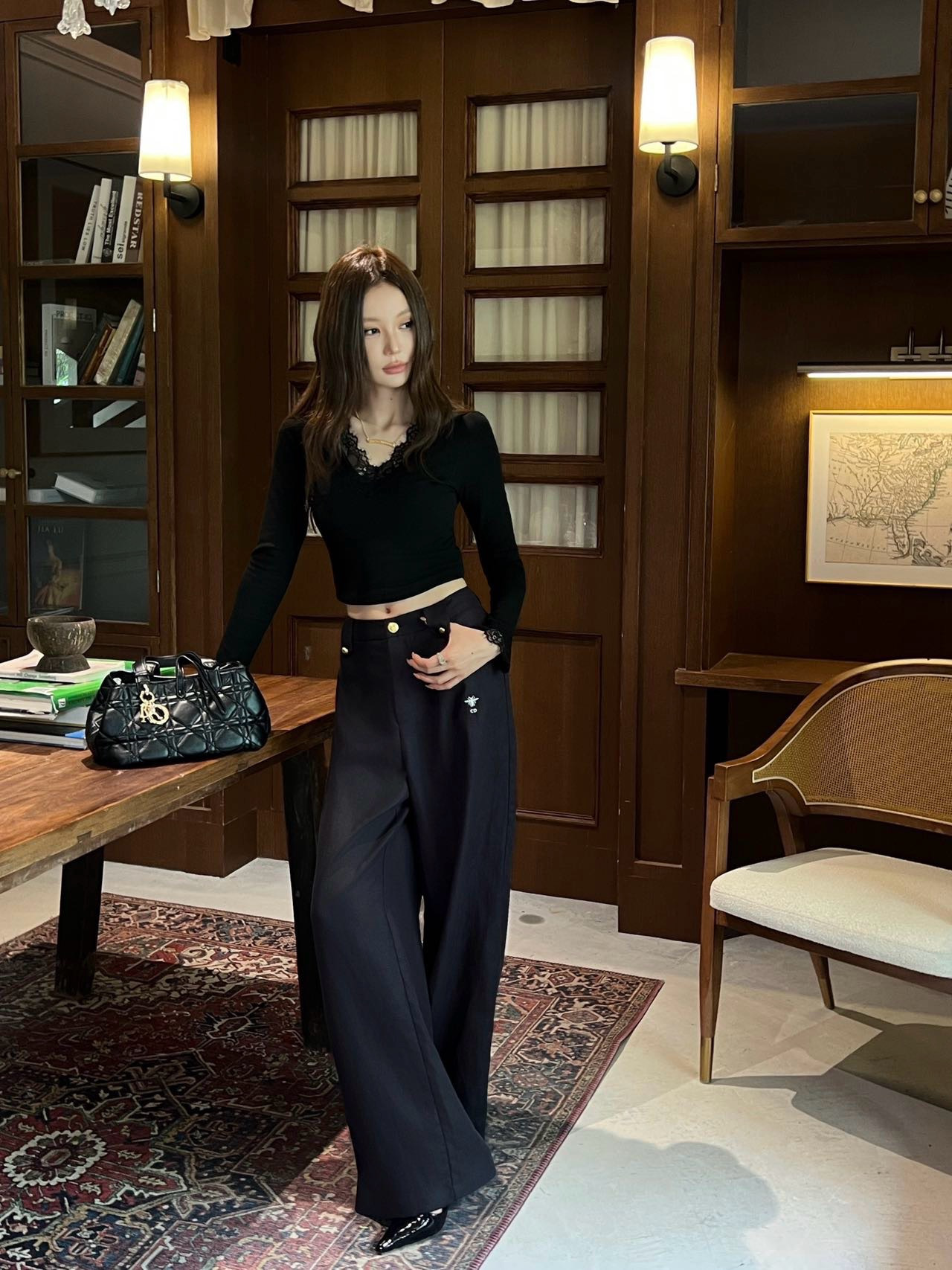 CD 26fw wide-leg pants