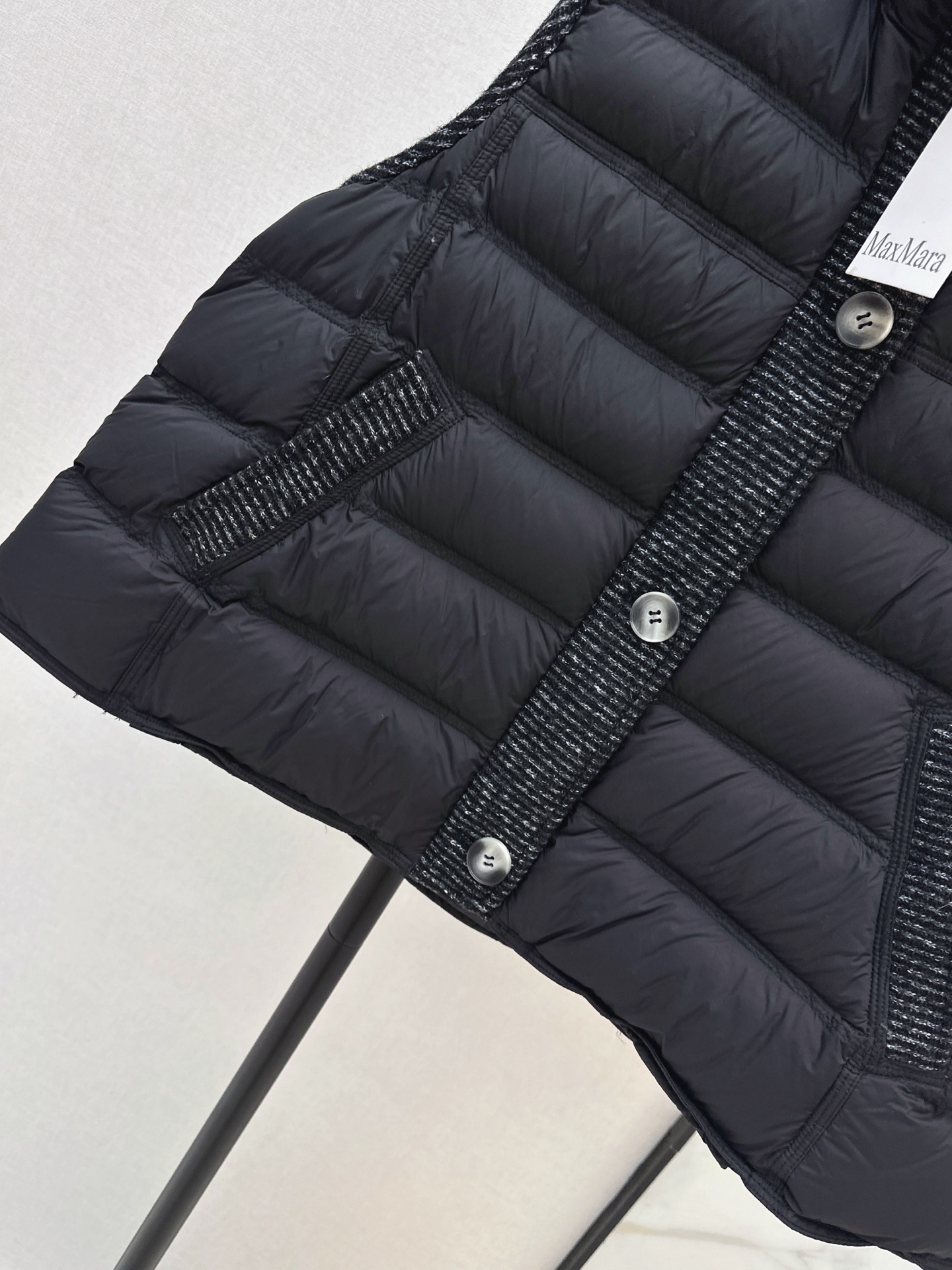 Max 26fw wool contract down vest