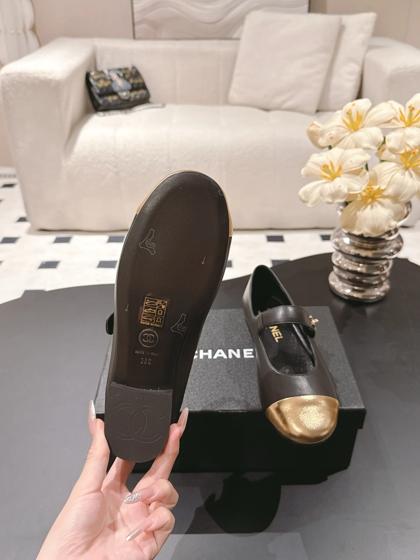 Chan 25fw mary jane flats