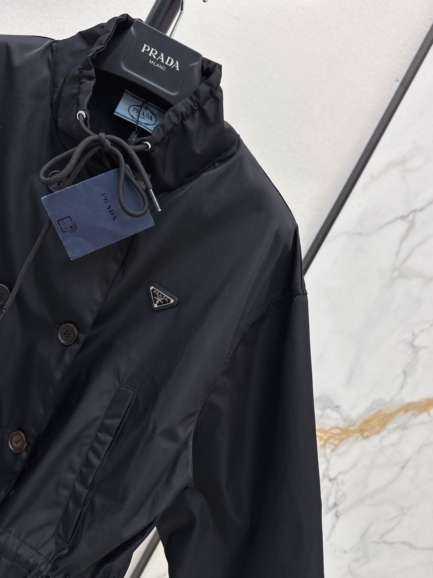 Pra 26fw  drawstring trench coats