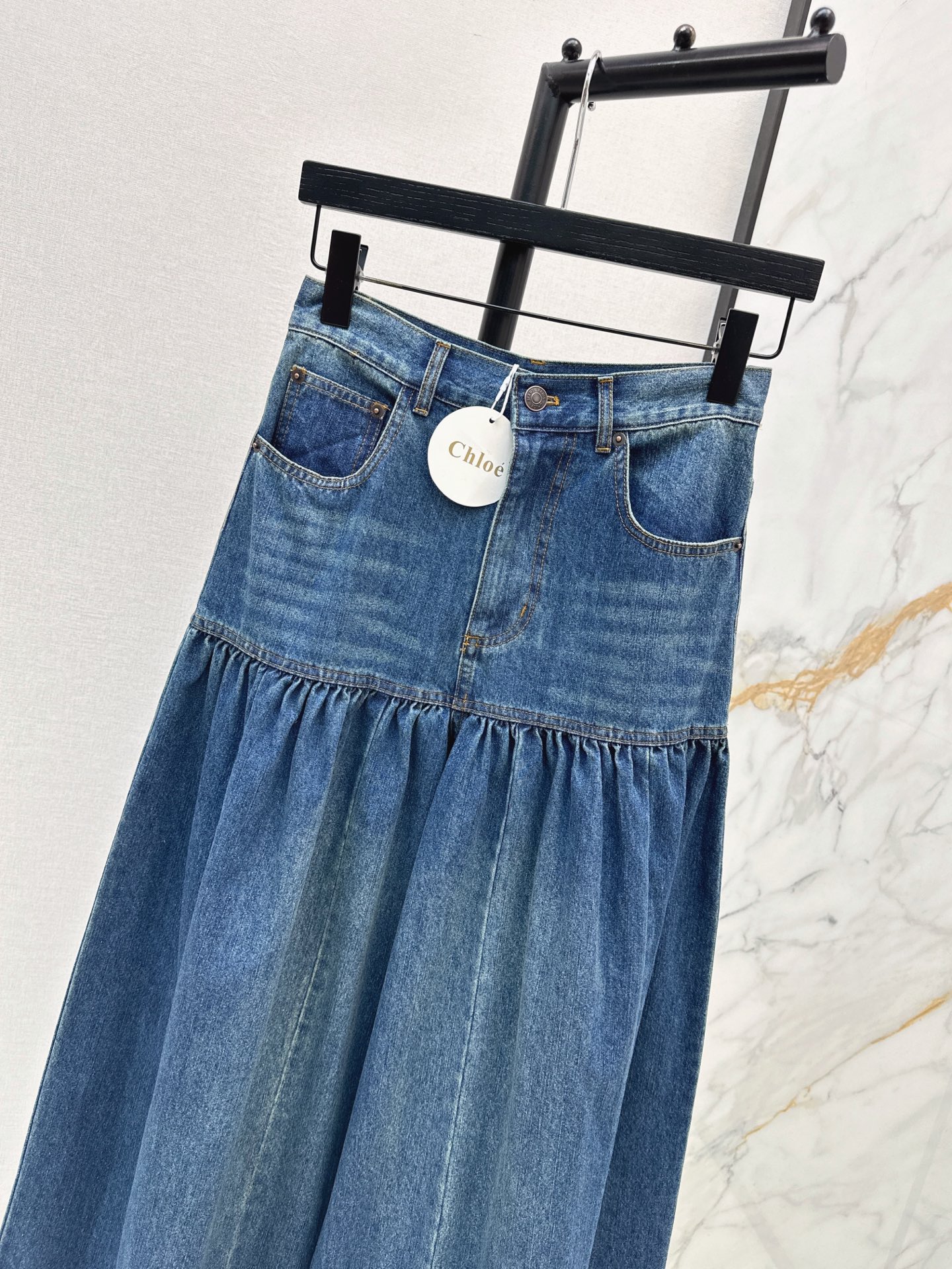 Chol 26fw wide-leg jeans