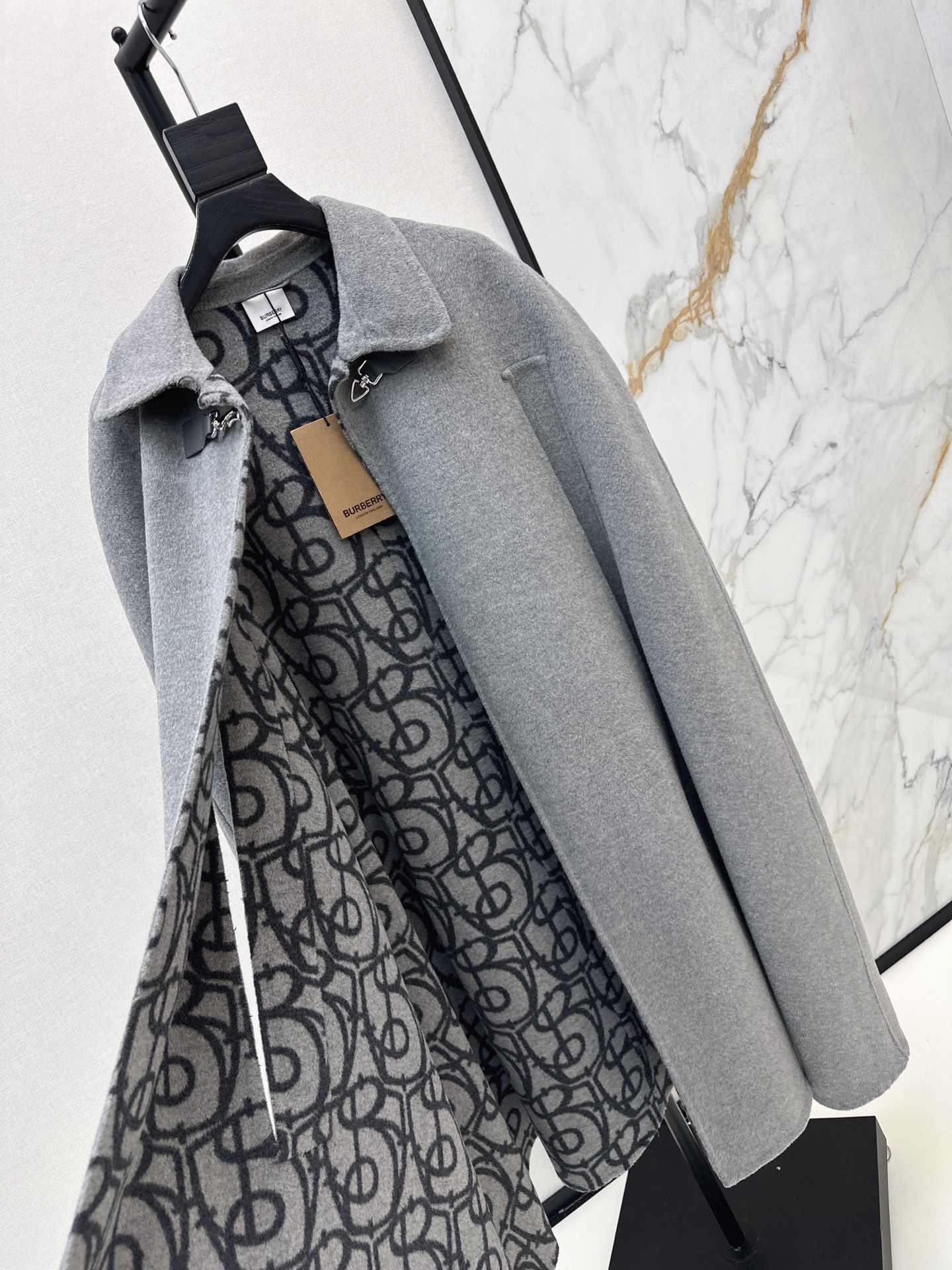 Bur 26fw woolen cape overcoats