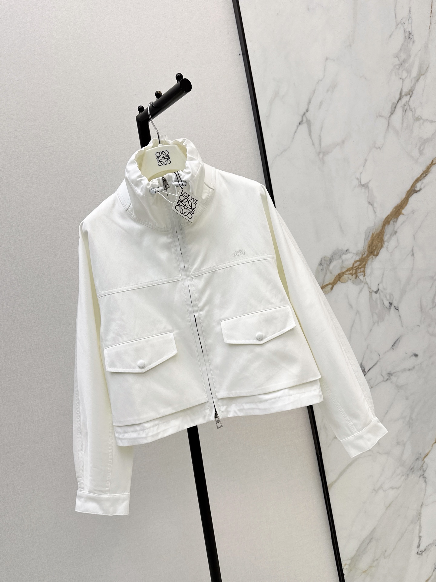 Loe 26FW Cropped Denim Jacket