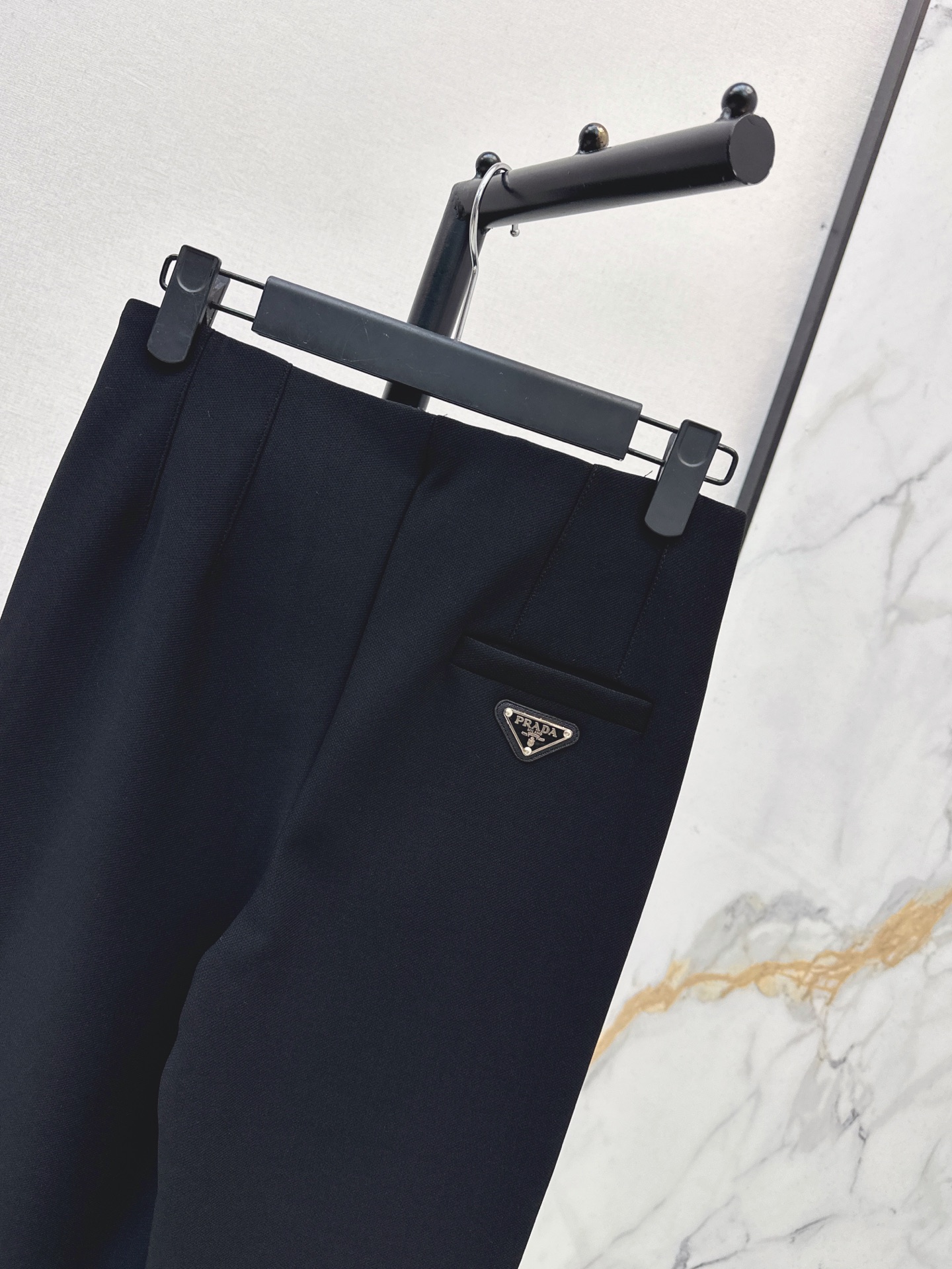 Pra 26fw high-waist flared pants