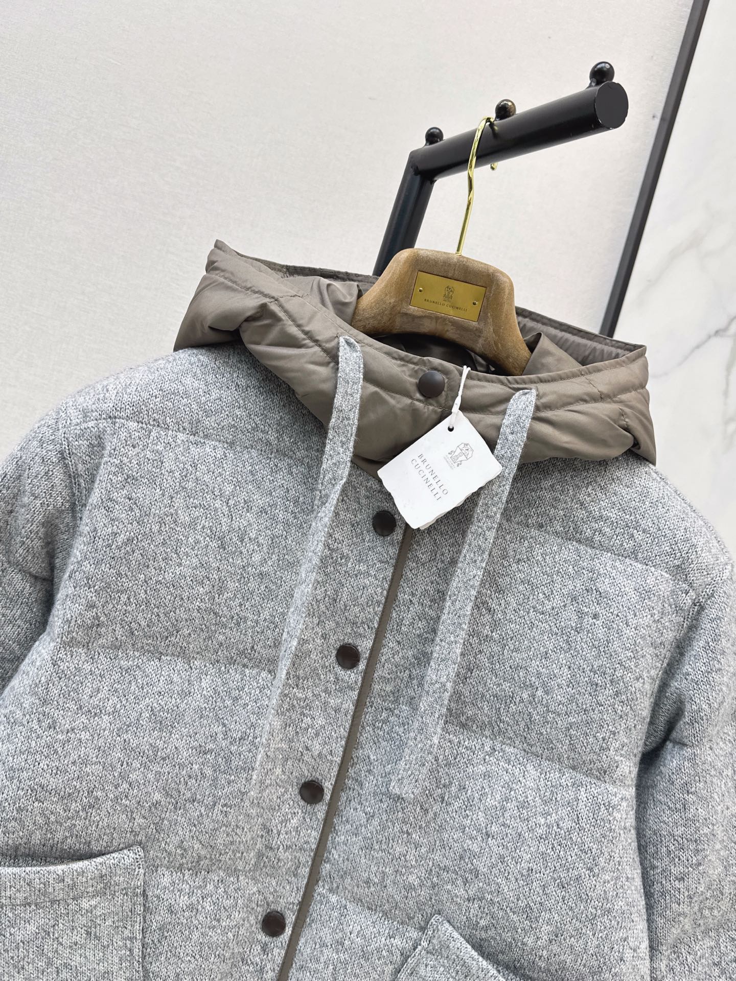Brun 26fw cashmere down jacket
