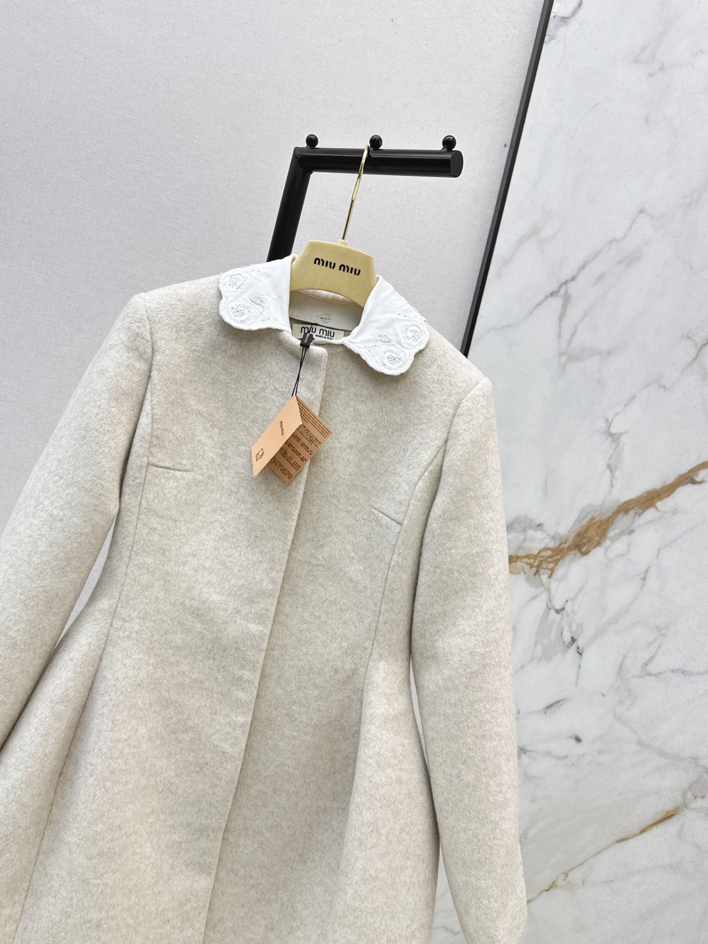 Miu 26fw woolen jacket dress