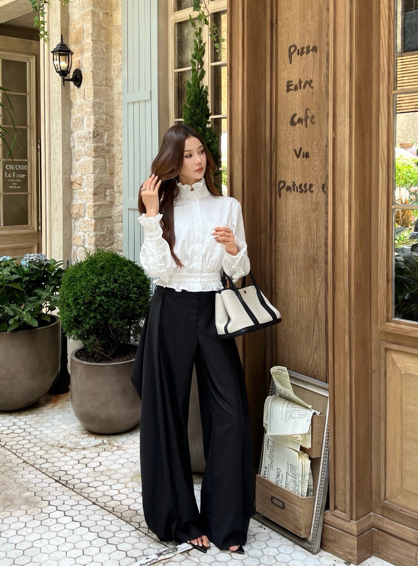 Loe 26fw suit pants