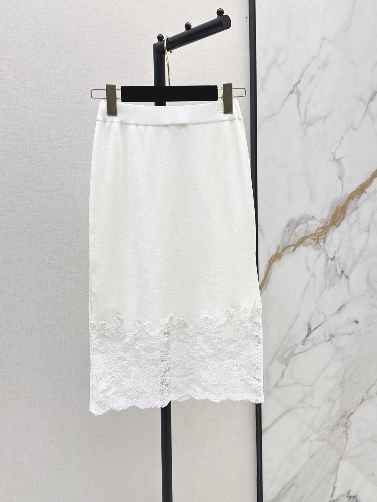 Chan 26fw contract lace skirt