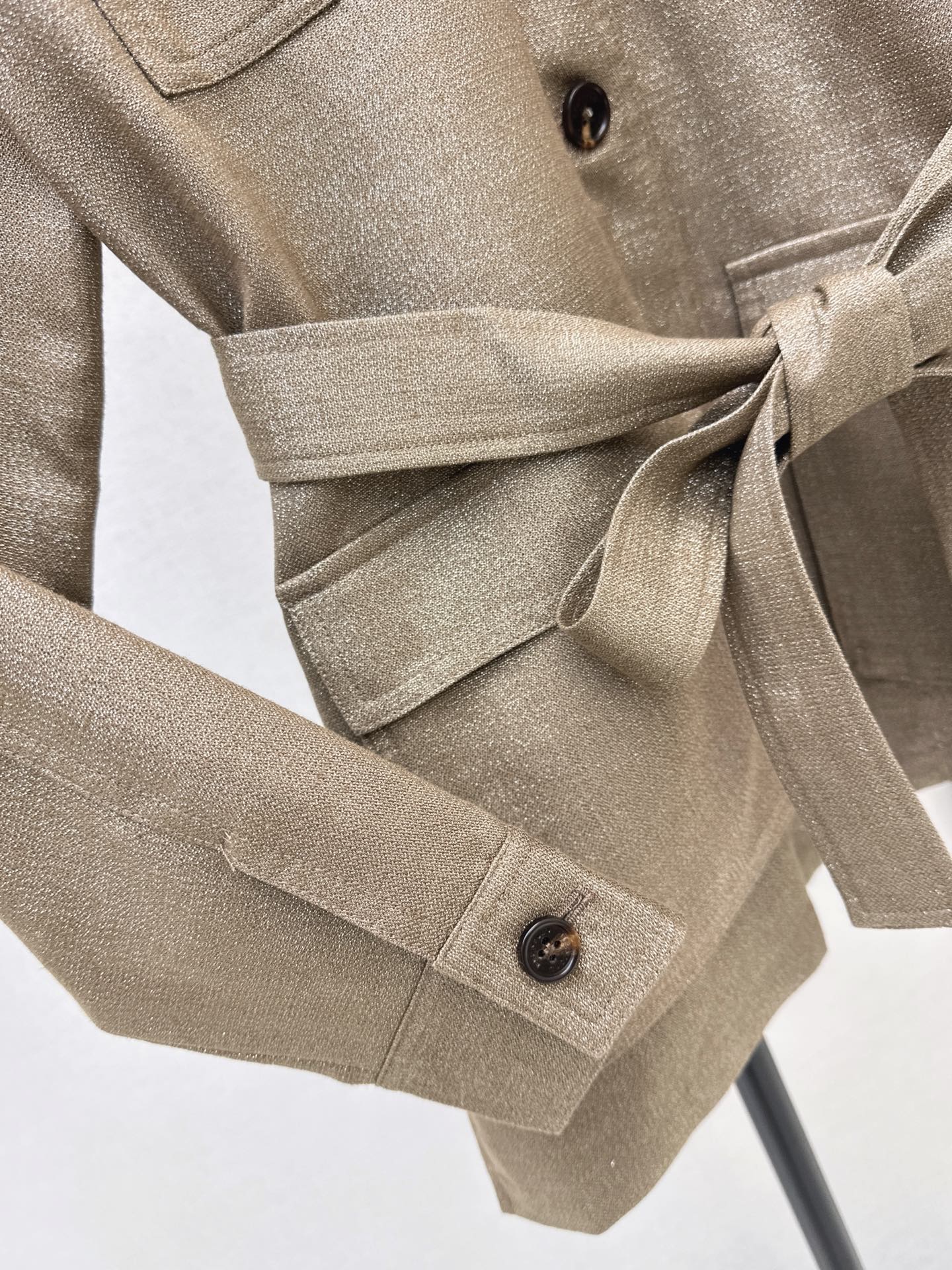 Brun 26fw belted jacket