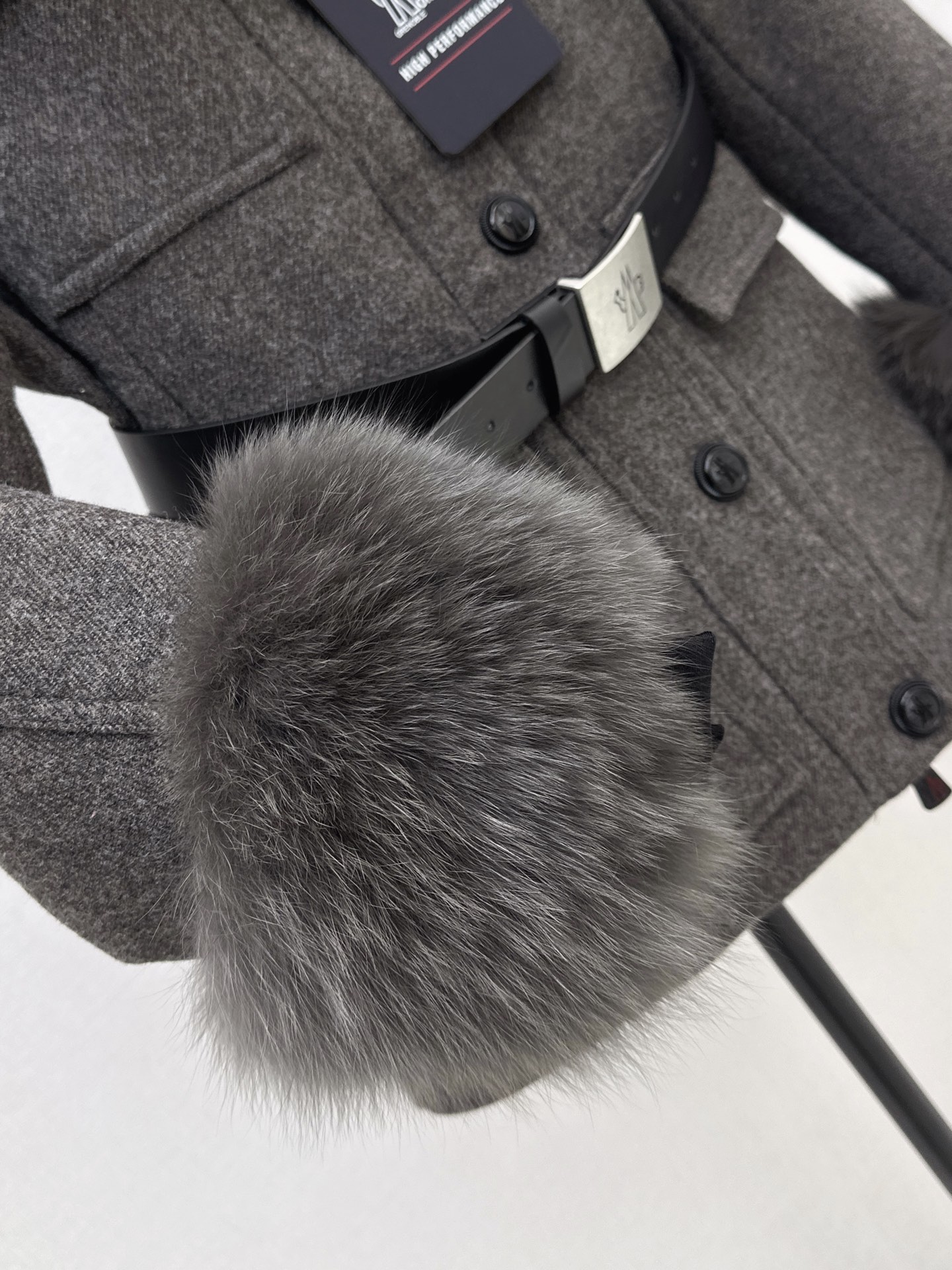 Monc 26fw fur-trim ski jacket