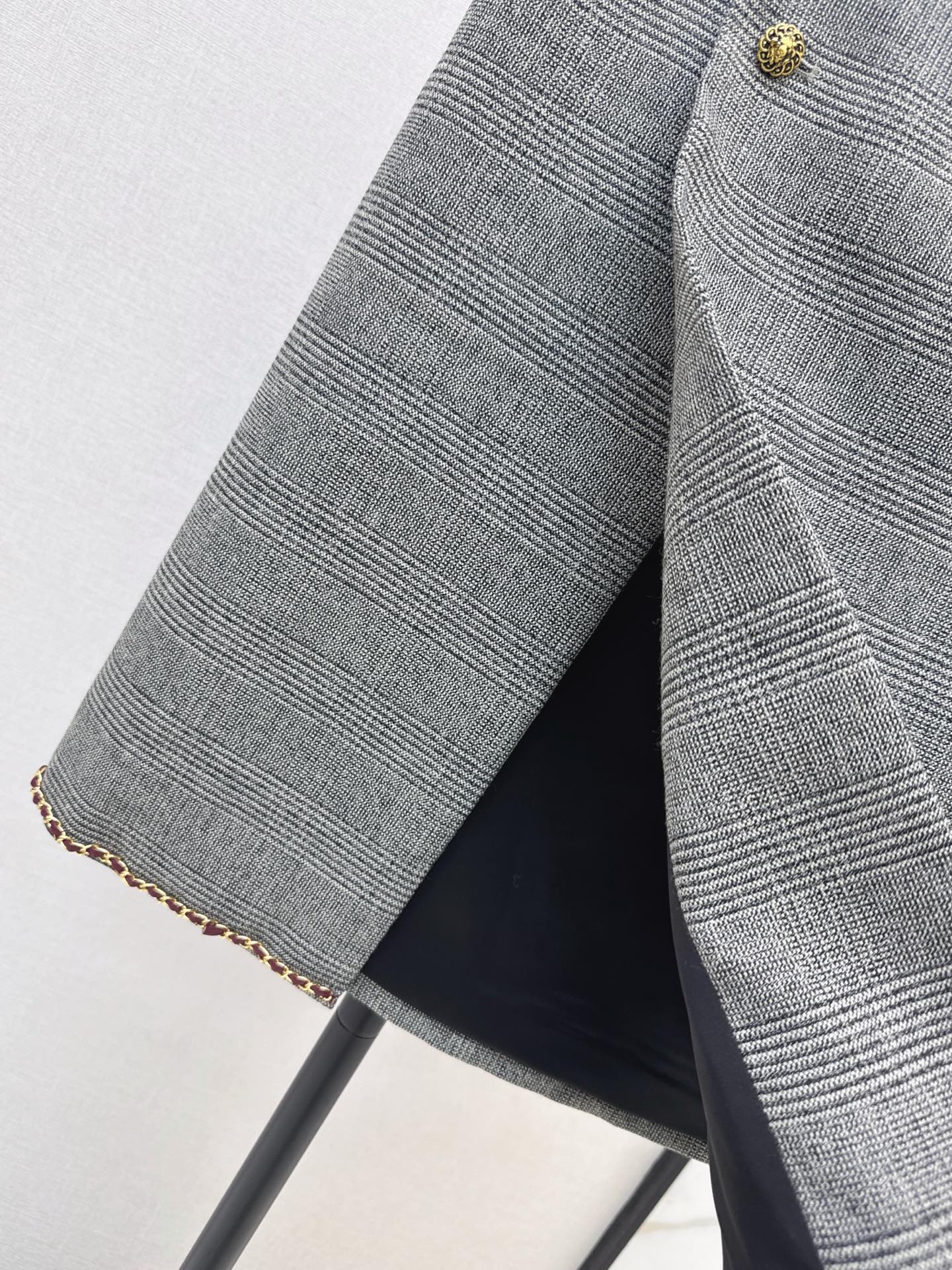 Chan 26fw houndstooth A-line skirt